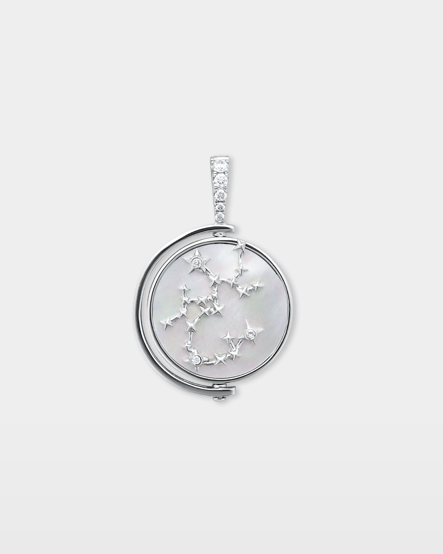 Sagittarius Constellation Diamond Pendant | The Ice Champ Zodiac Jewelry DFW