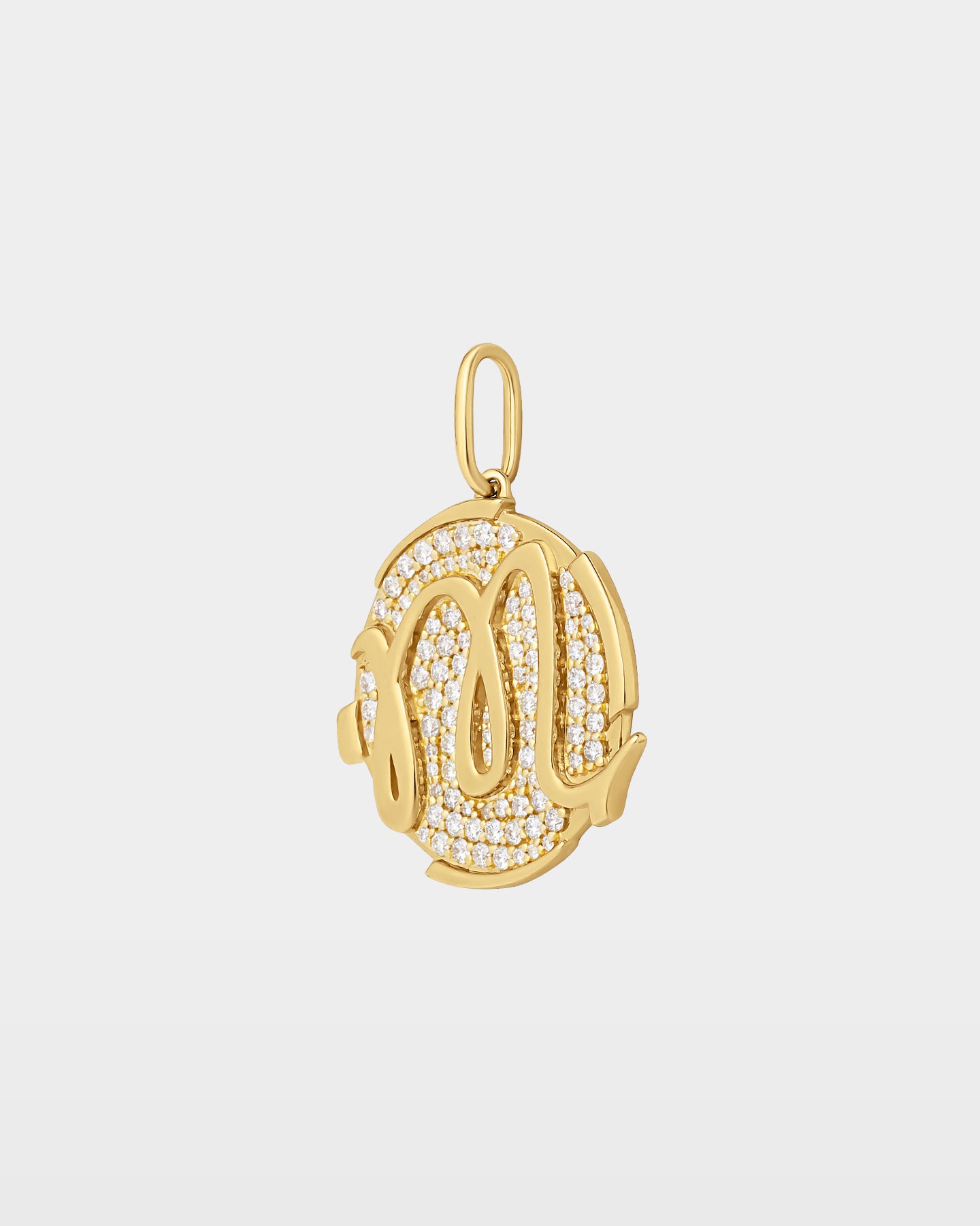 Scorpio Zodiac Pavé Diamond Pendant | The Ice Champ 14k Gold Pendants Dallas