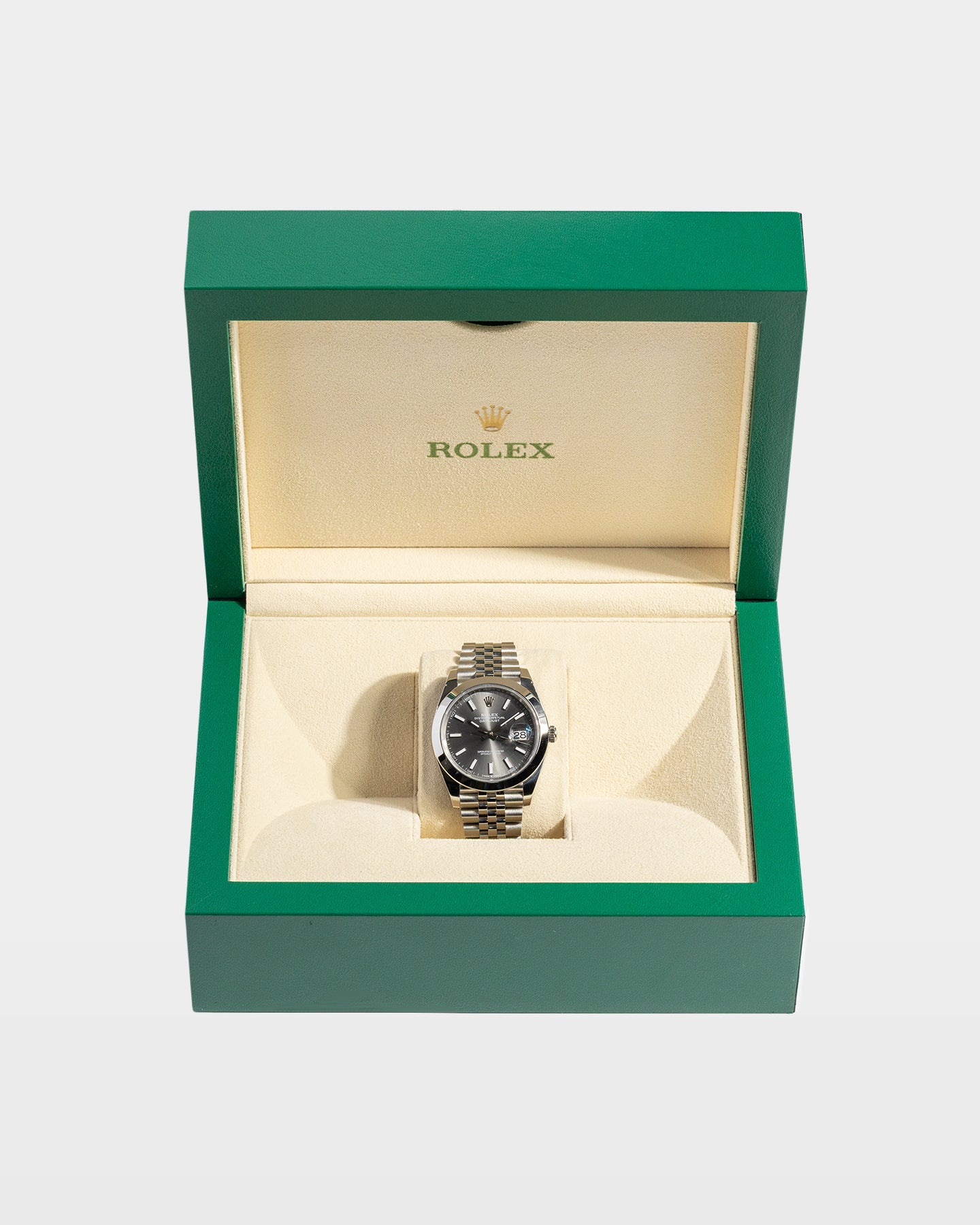 Slate Grey Rolex Datejust 41 126300 | The Ice Champ Watches for Men