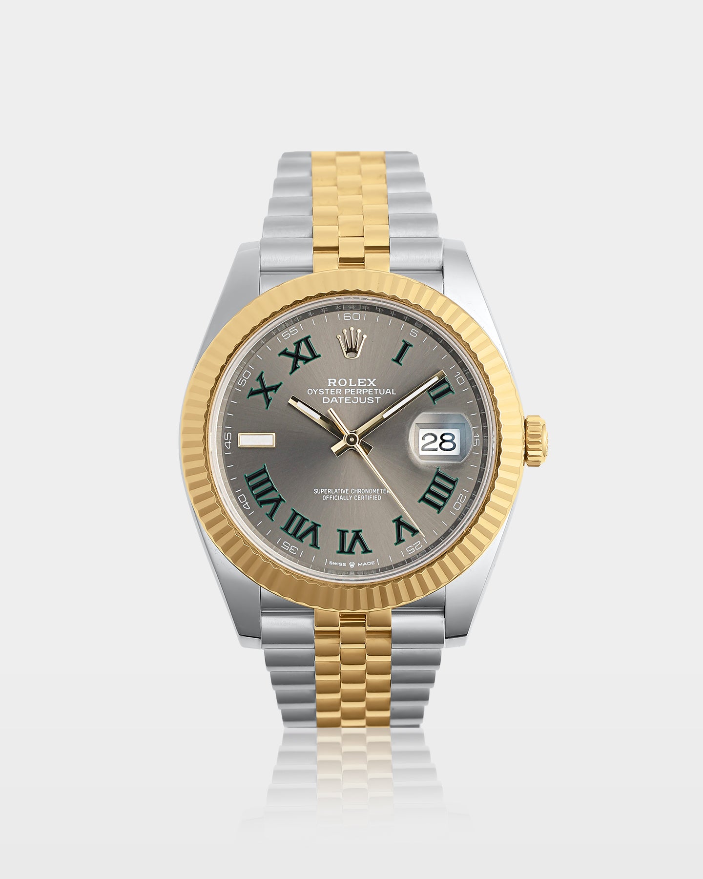 Wimbledon Rolex Datejust 41 126333 | The Ice Champ Watches DFW