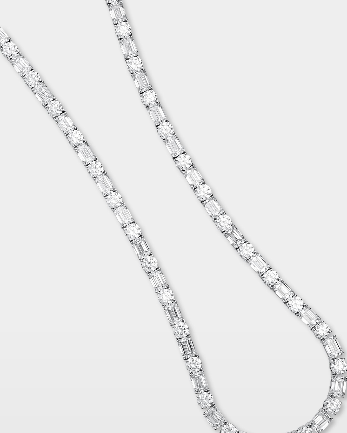 Smiling Rocks Lab Grown Diamond Tennis Necklace | The Ice Champ DFW, Texas