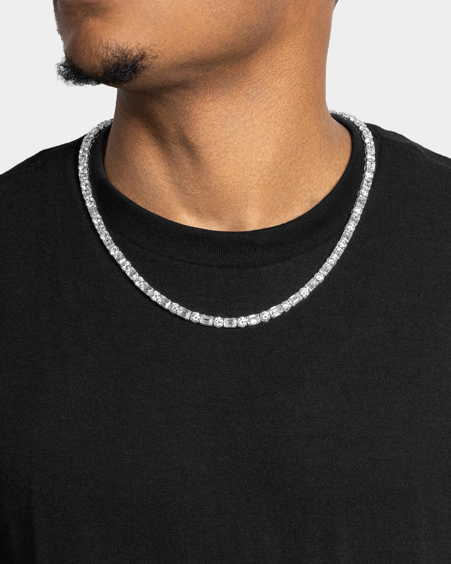 Smiling Rocks Lab Grown Diamond Tennis Necklace | The Ice Champ DFW, Texas