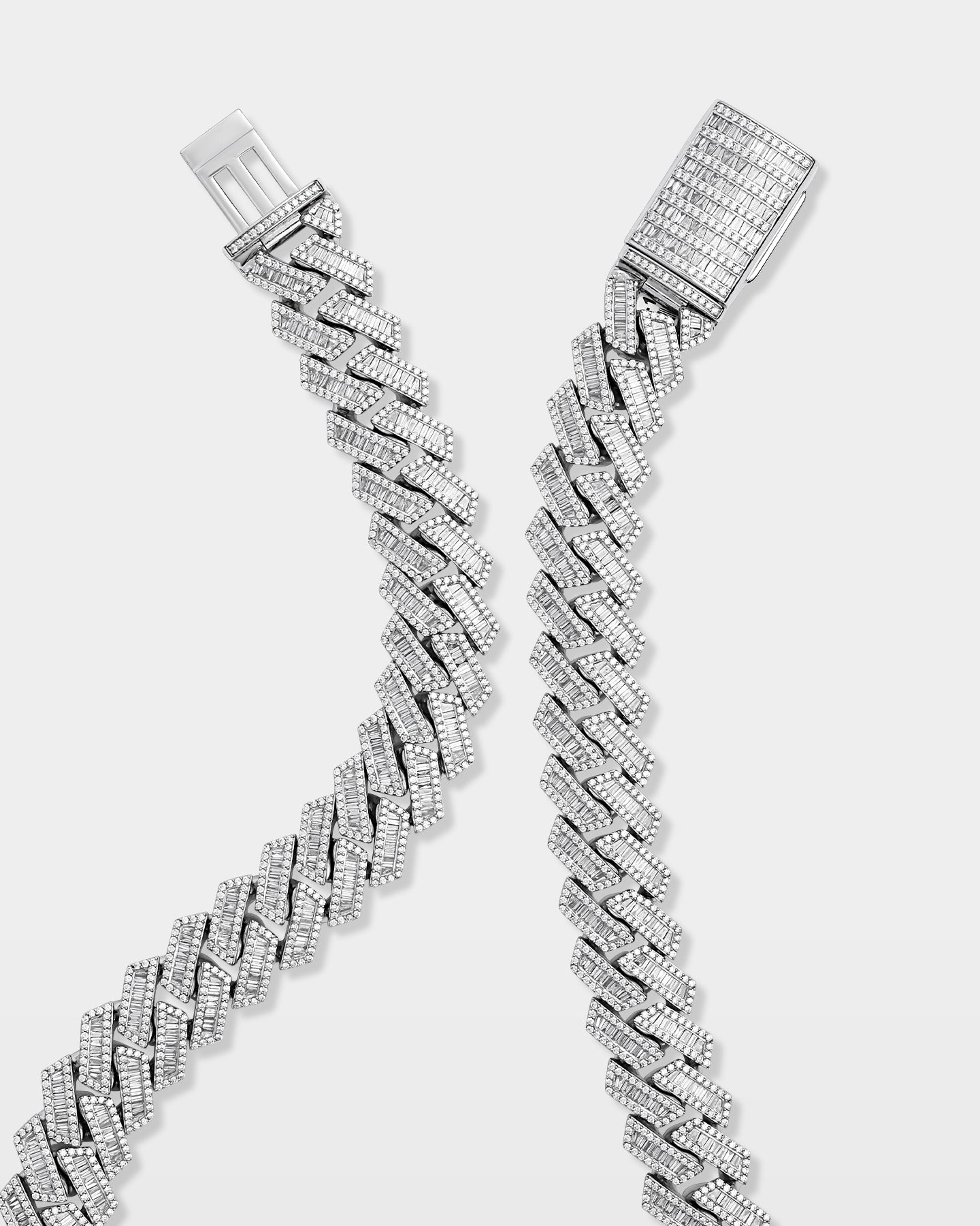 Trapezoid Diamond Cuban Link Chain 16MM | The Ice Champ DFW, TX