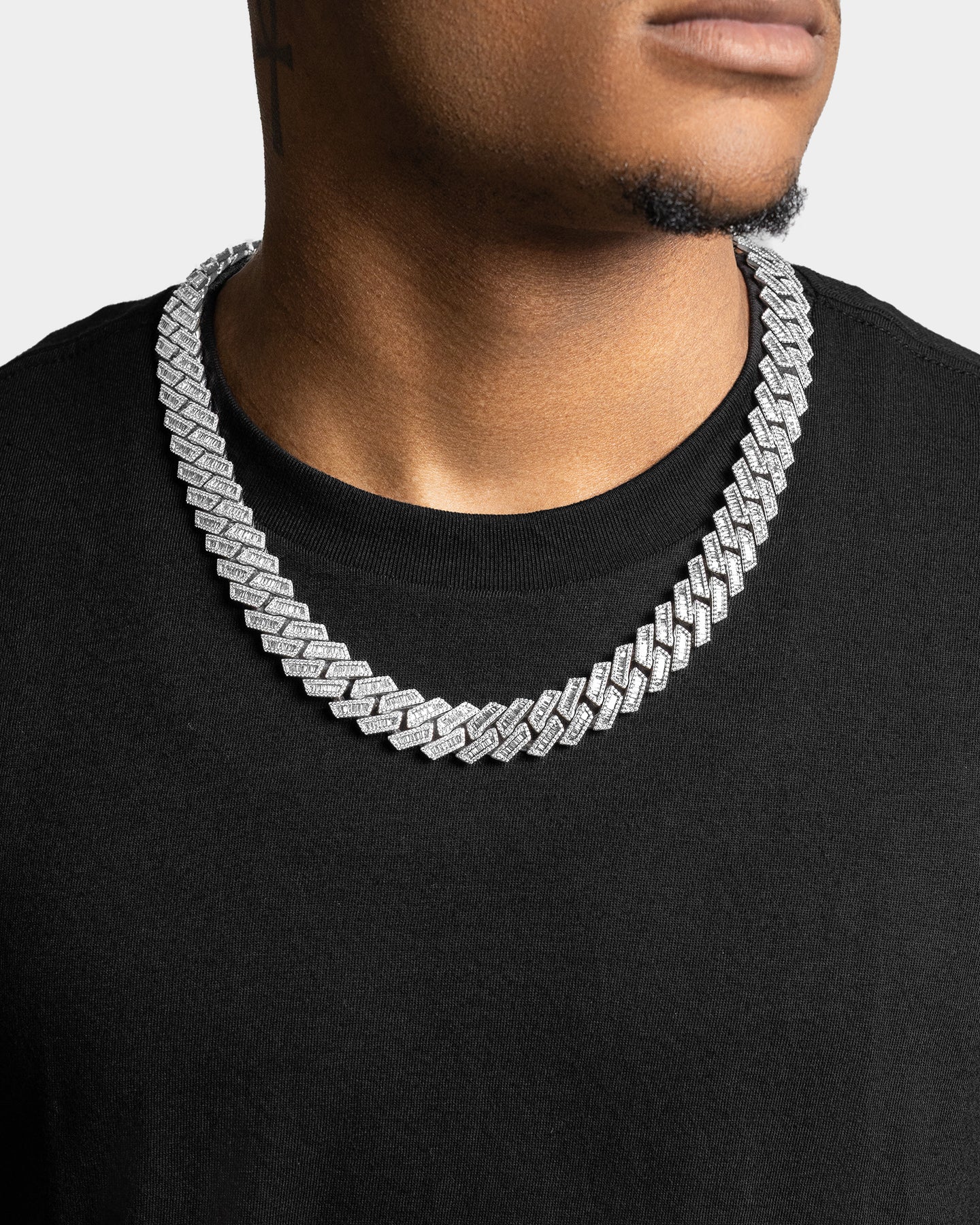 Trapezoid Diamond Cuban Link Chain 16MM | The Ice Champ