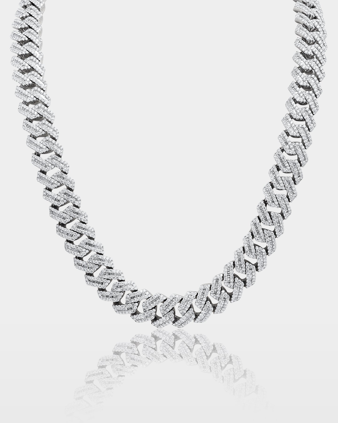 Trapezoid Diamond Cuban Link Chain 17MM | The Ice Champ Grapevine, TX