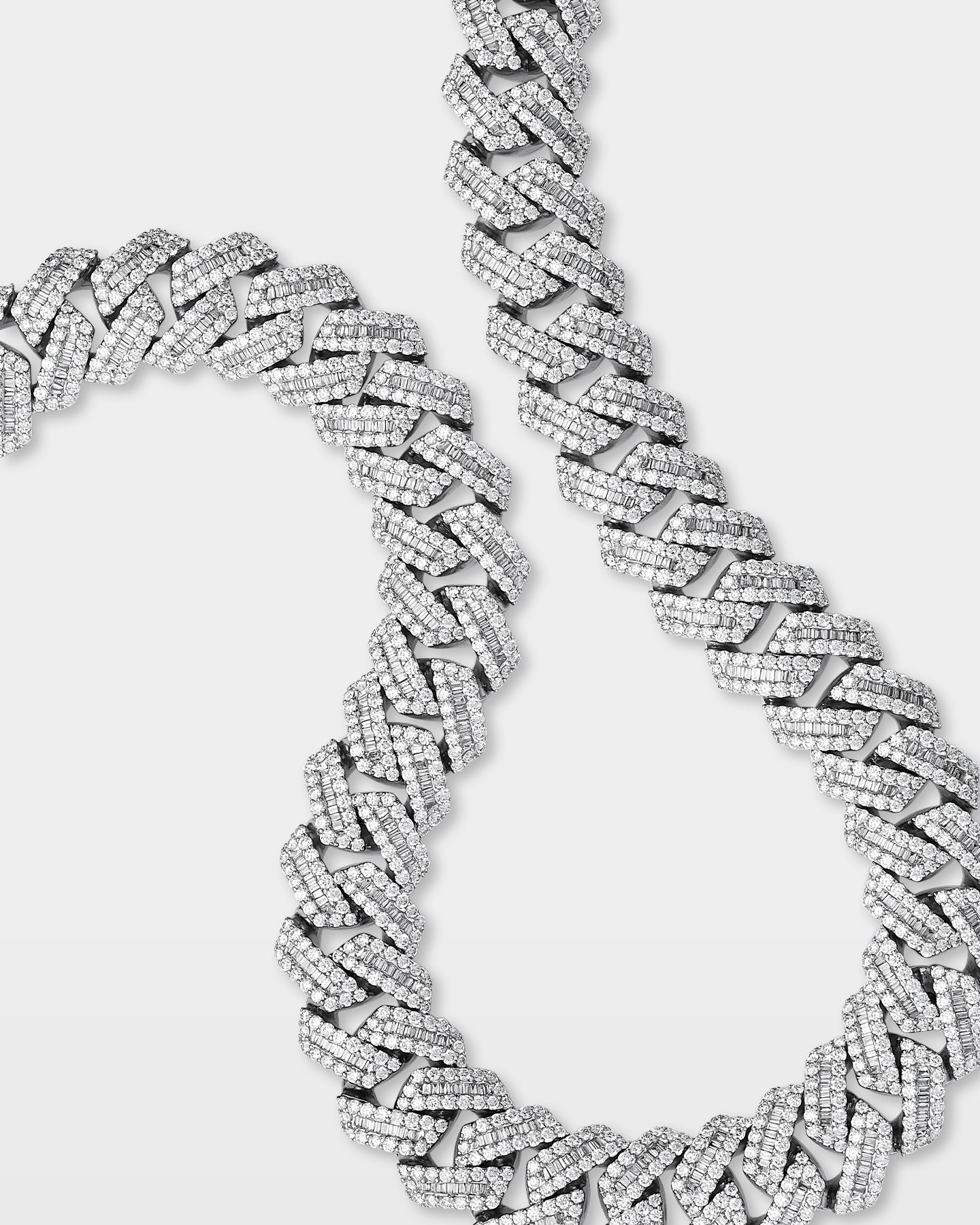 Trapezoid Diamond Cuban Link Chain 17MM | The Ice Champ Grapevine, TX