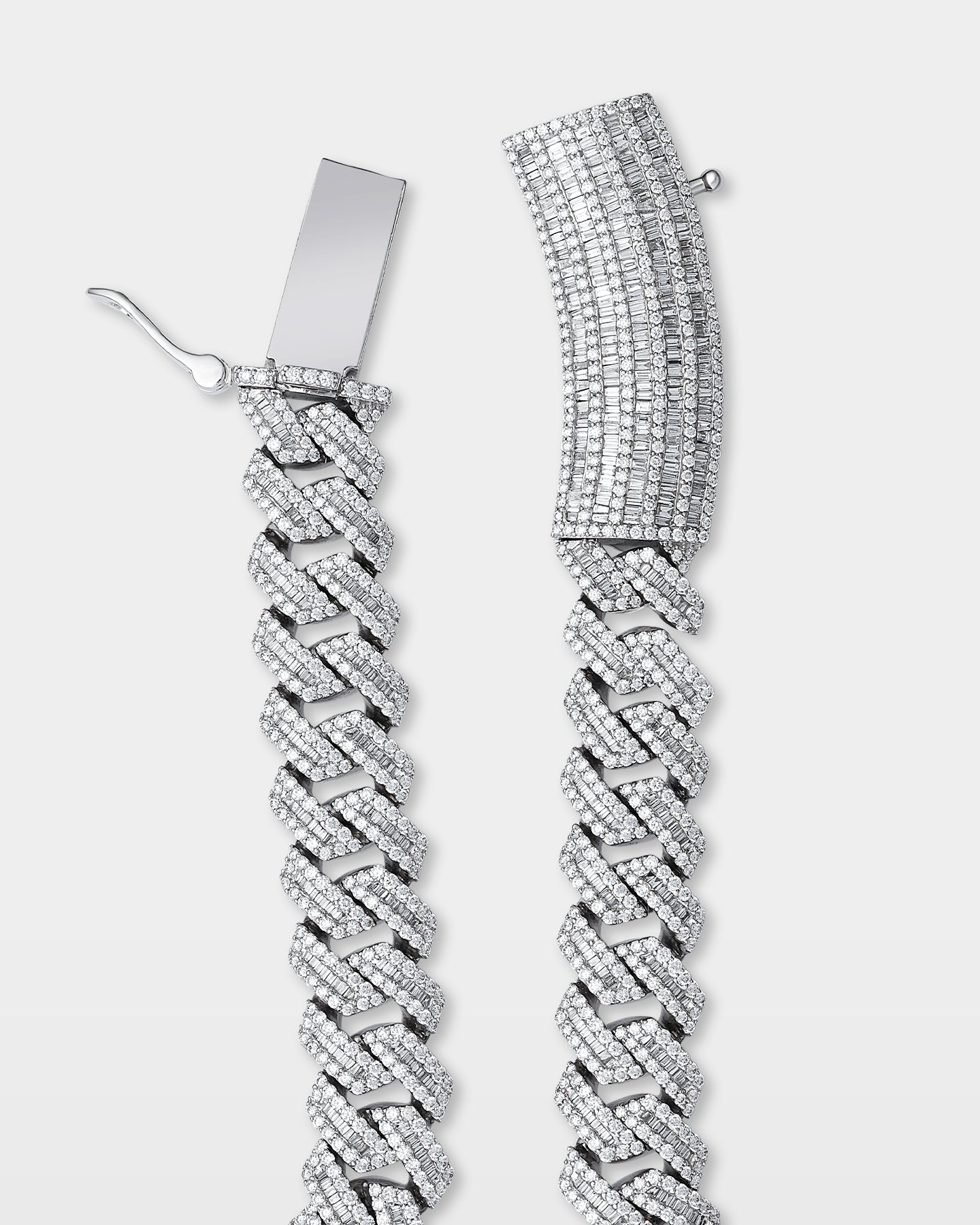 Trapezoid Diamond Cuban Link Chain 17MM | The Ice Champ Grapevine, TX