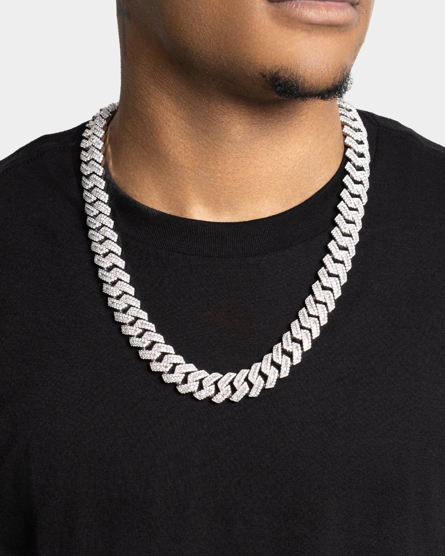 Trapezoid Diamond Cuban Link Chain 17MM | The Ice Champ TX