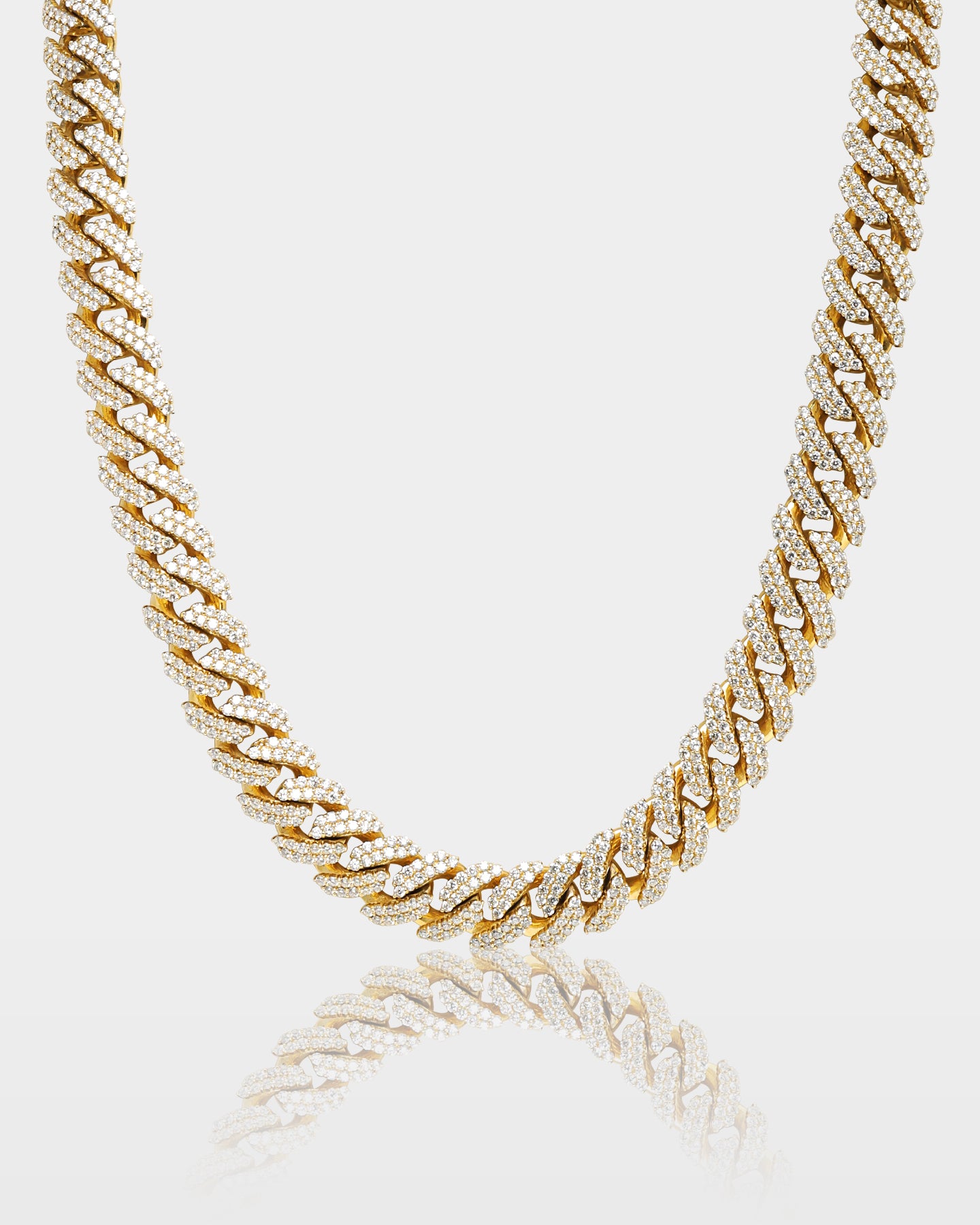 Two Row Miami Cuban Link Chain 13.5MM | The Ice Champ Jewelry