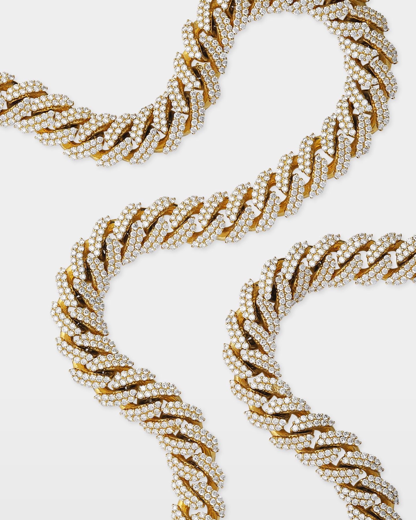 Two Row Miami Cuban Link Chain 13.5MM | The Ice Champ Jewelry