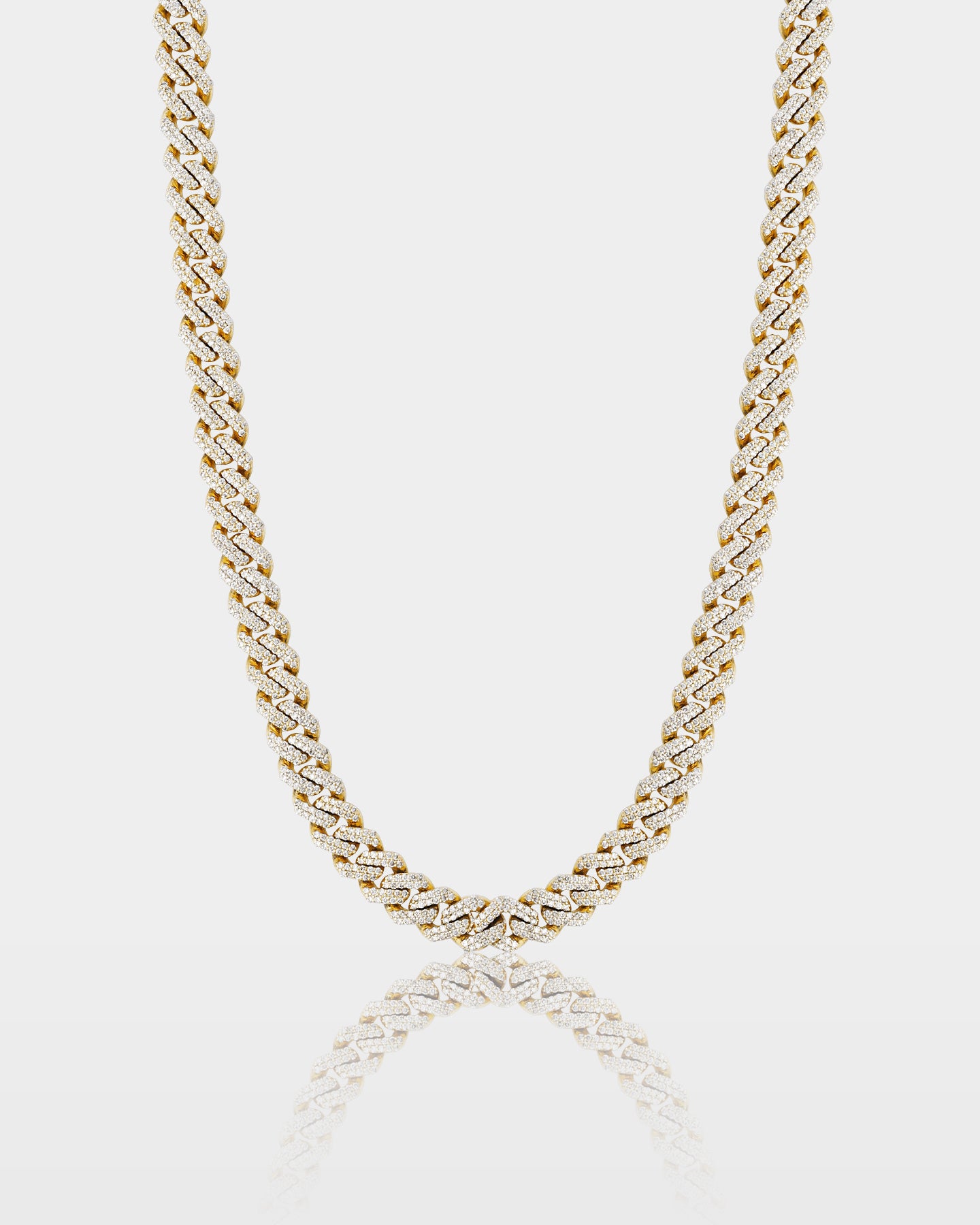 Diamond Curb Cuban Link Chain 8MM | The Ice Champ Mens Jewelry Dallas
