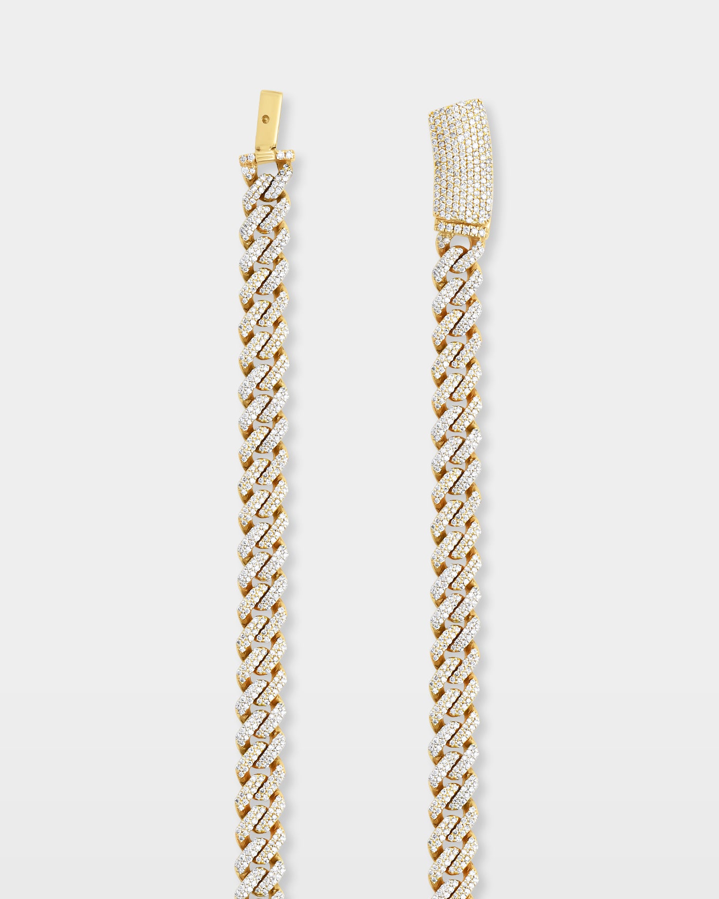 Diamond Curb Cuban Link Chain 8MM | The Ice Champ Mens Jewelry Dallas