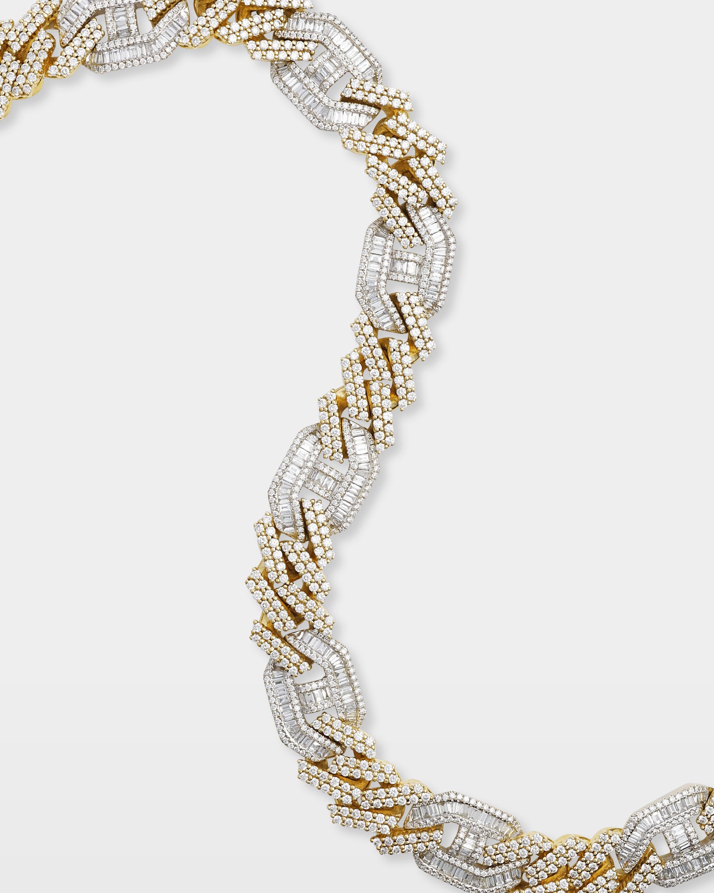 10k Gold Cuban Gucci Link Diamond Necklace | Ice Champ DFW