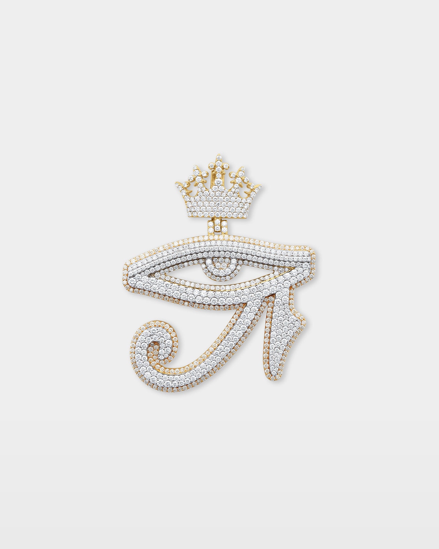 Eye of Horus Diamond Pendant | The Ice Champ Men's Diamond Jewelry DFW