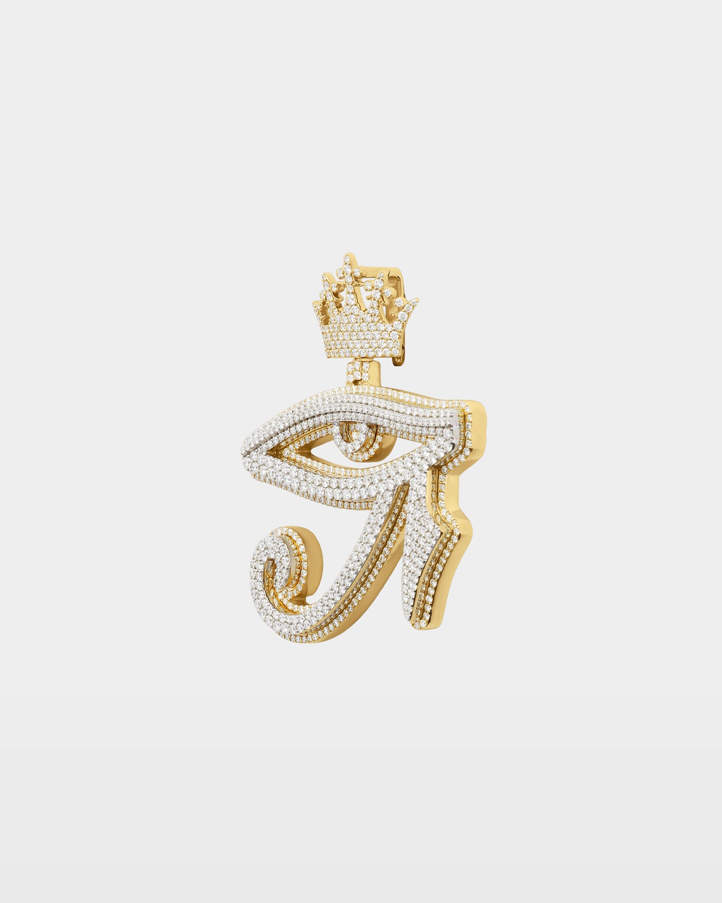 Eye of Horus Diamond Pendant | The Ice Champ Men's Diamond Jewelry DFW