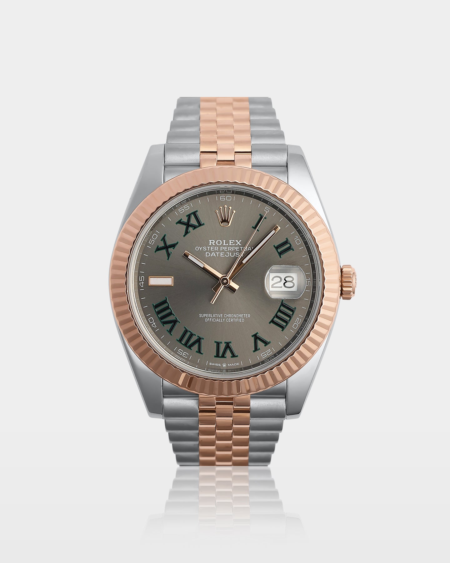 Wimbledon Rolex Datejust 41 126331 | The Ice Champ Watches in Texas
