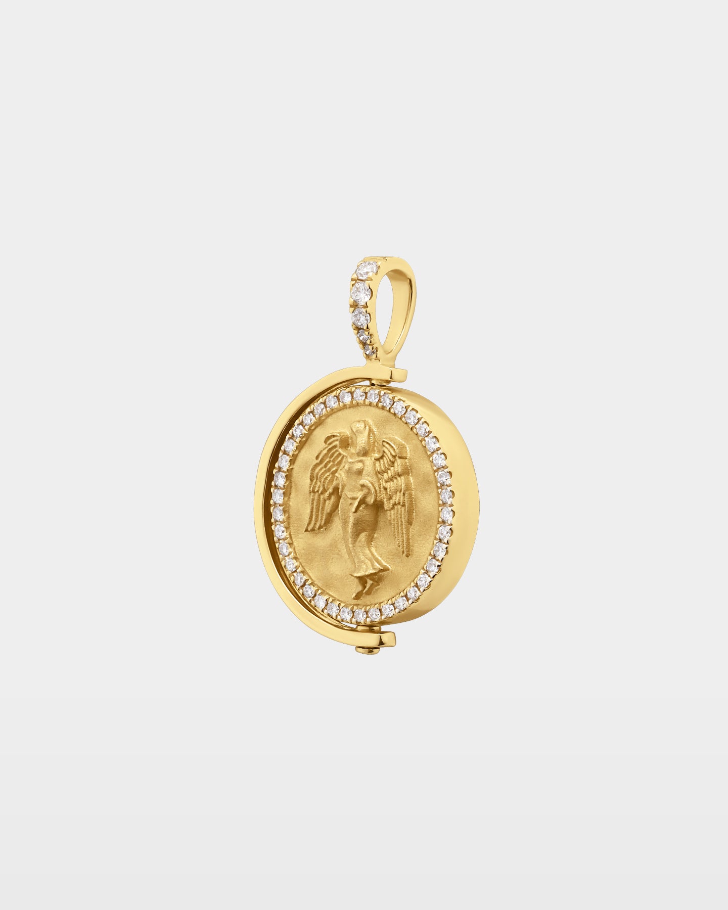 Gold Virgo Diamond Pendant | The Ice Champ Zodiac Jewelry Dallas