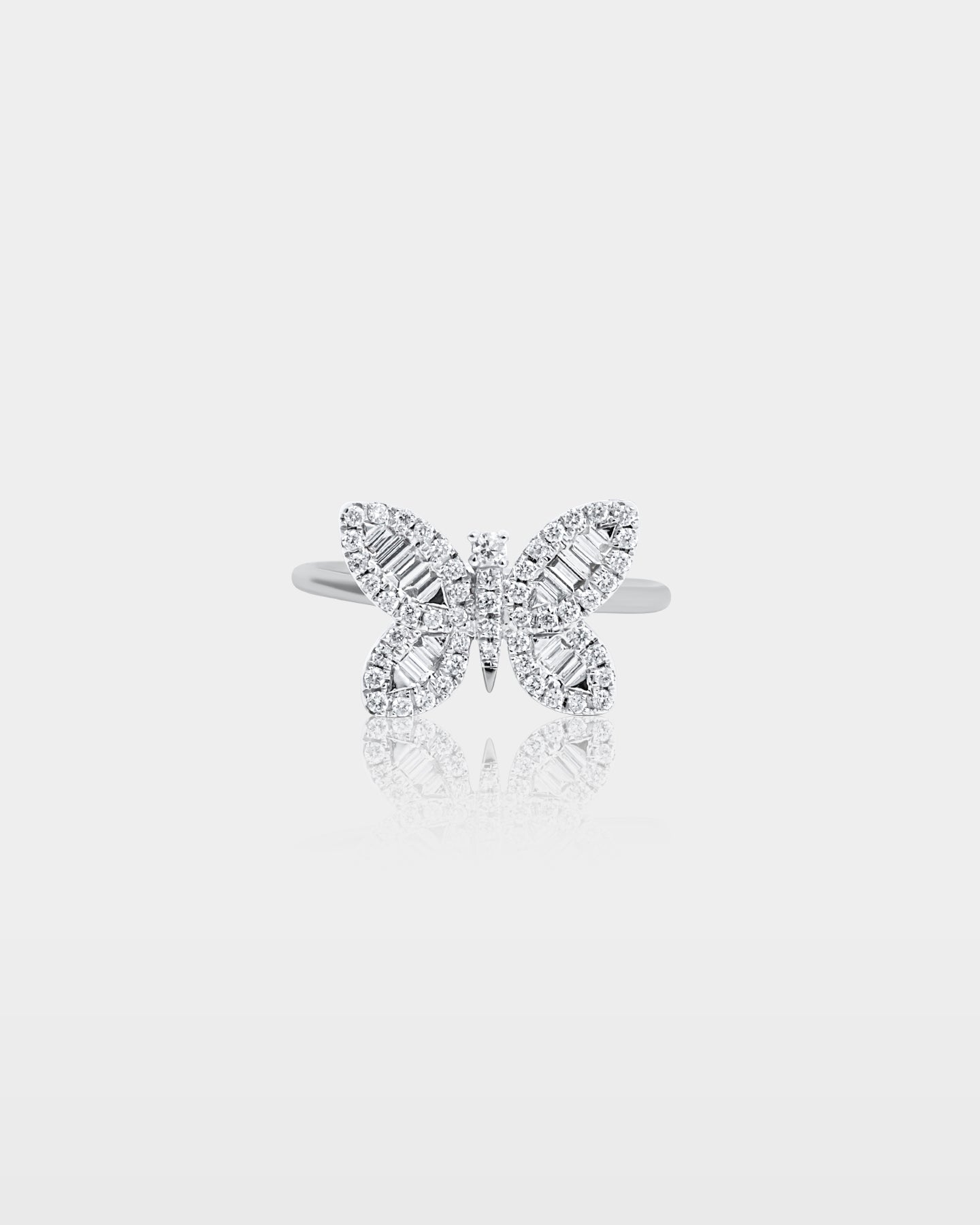 Gold Butterfly Diamond Ring | The Ice Champ Jewelry