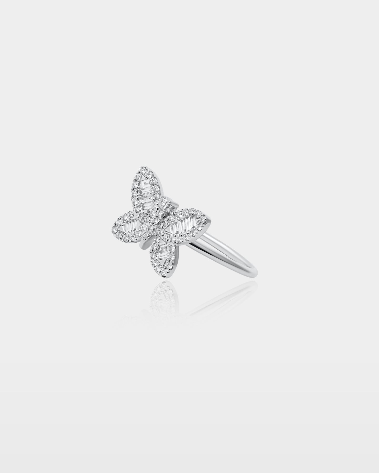 Gold Butterfly Diamond Ring | The Ice Champ Jewelry