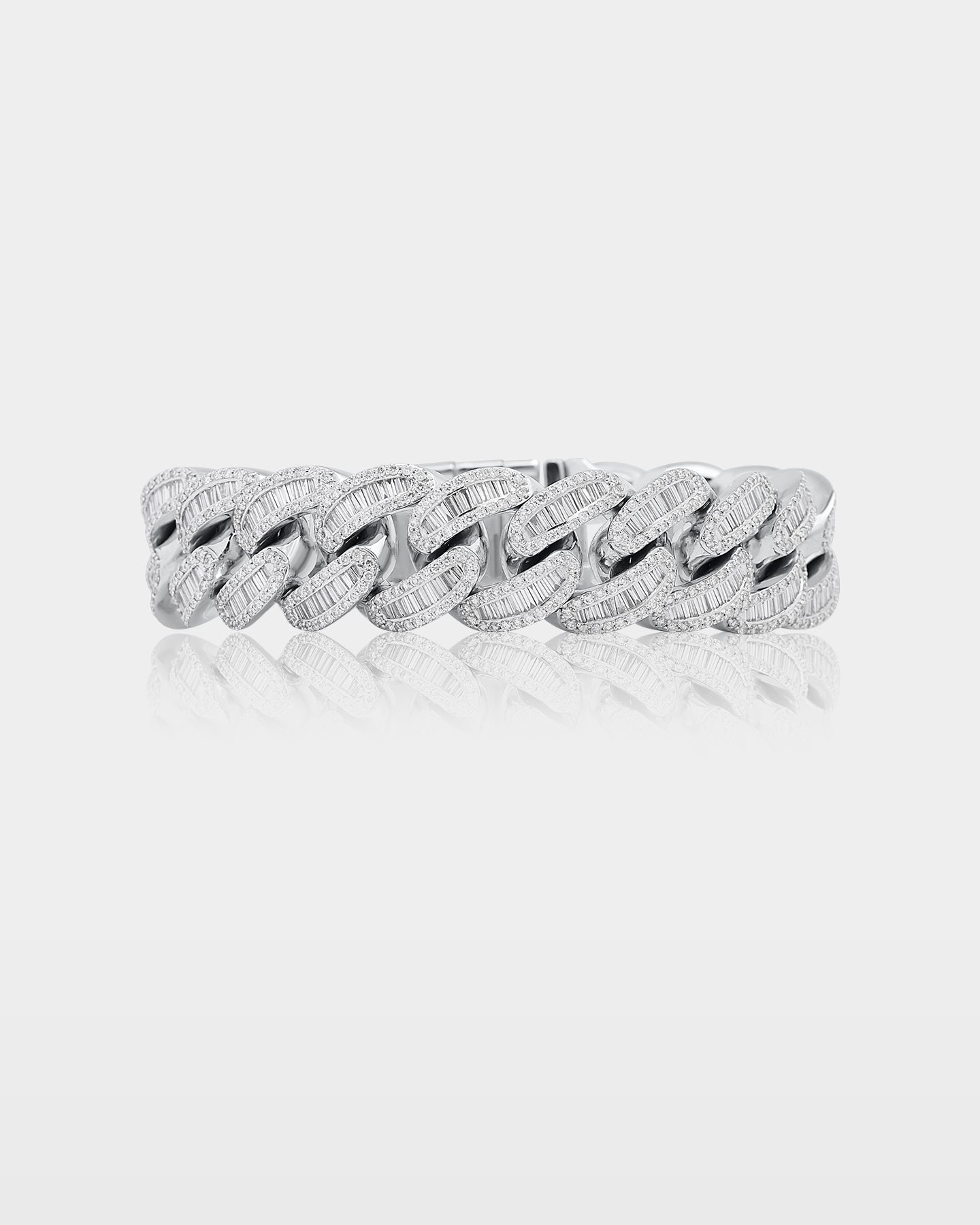 10k Gold Chunky Diamond Cuban Link Bracelet | The Ice Champ Mens Jewelers