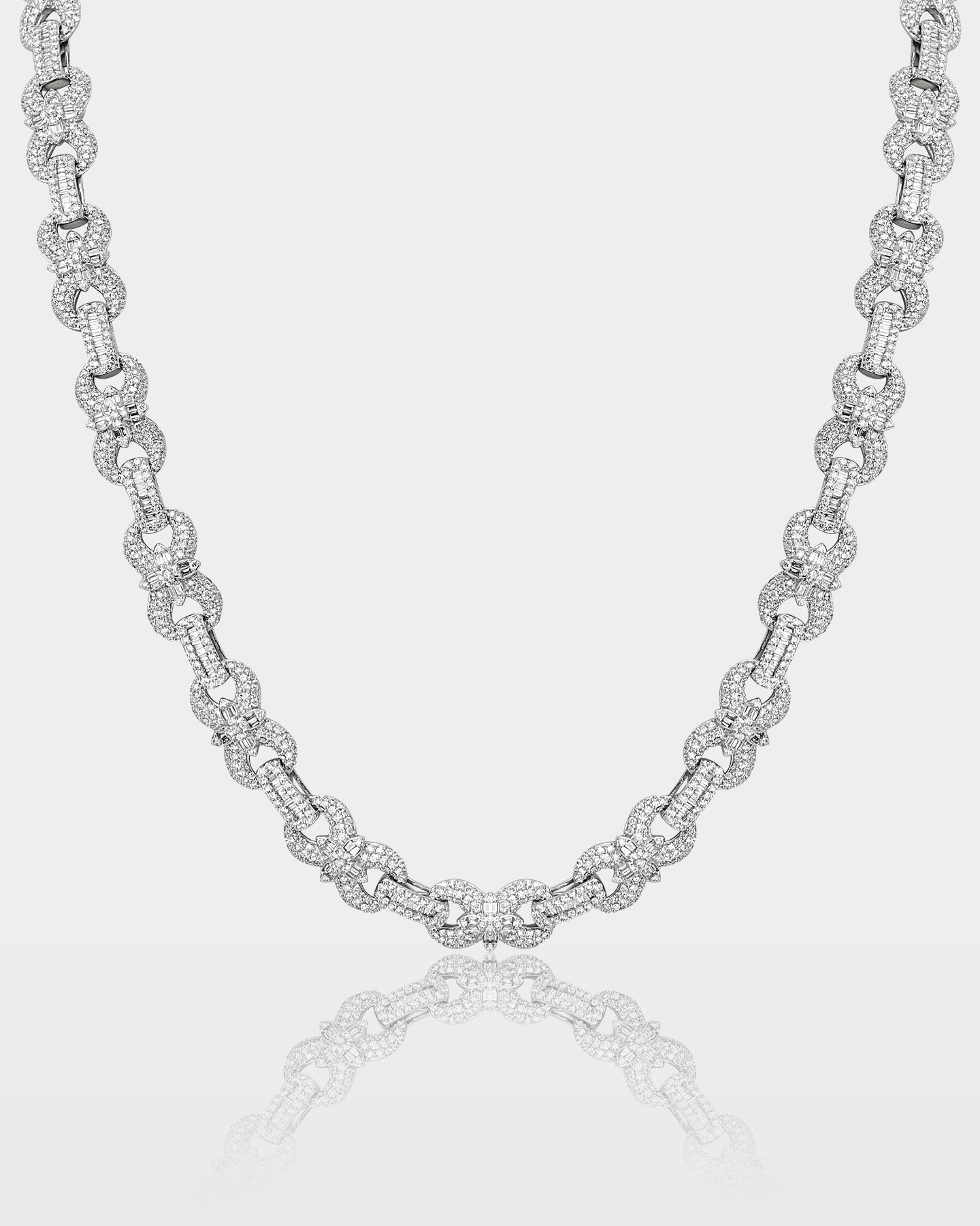 Men's 10k Gold Clover Infinity Diamond Link Chain | The Ice Champ Dallas