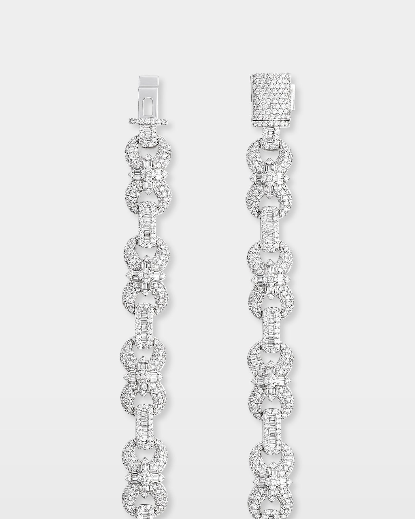 Men's 10k Gold Clover Infinity Diamond Link Chain | The Ice Champ Dallas