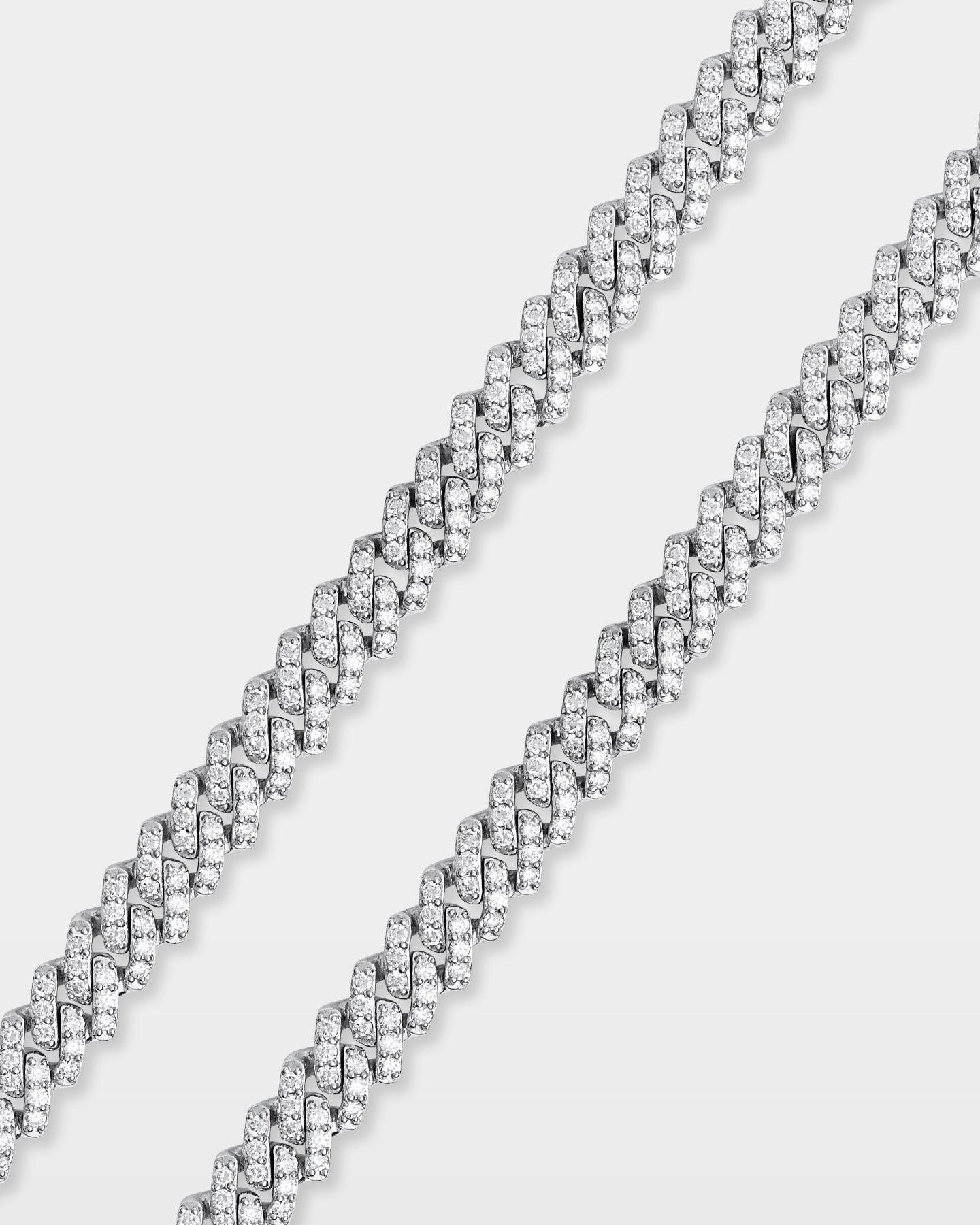 Mens 10k Gold Iced Diamond Cuban Link Chain 8MM | The Ice Champ DFW