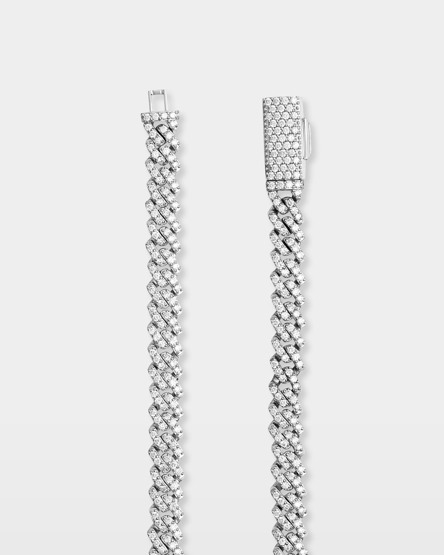 Mens 10k Gold Iced Diamond Cuban Link Chain 8MM | The Ice Champ DFW