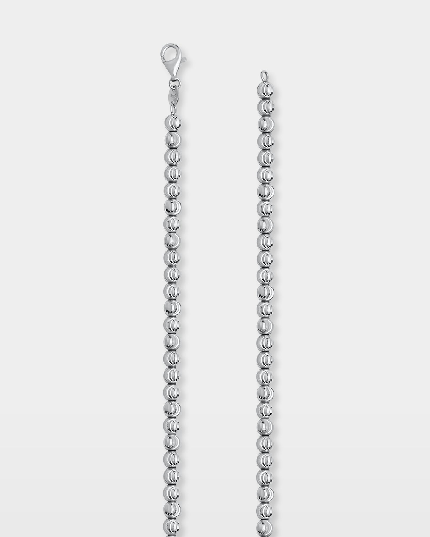10K Gold Moon Cut Bead Chain | The Ice Champ Men's Gold Chains Dallas