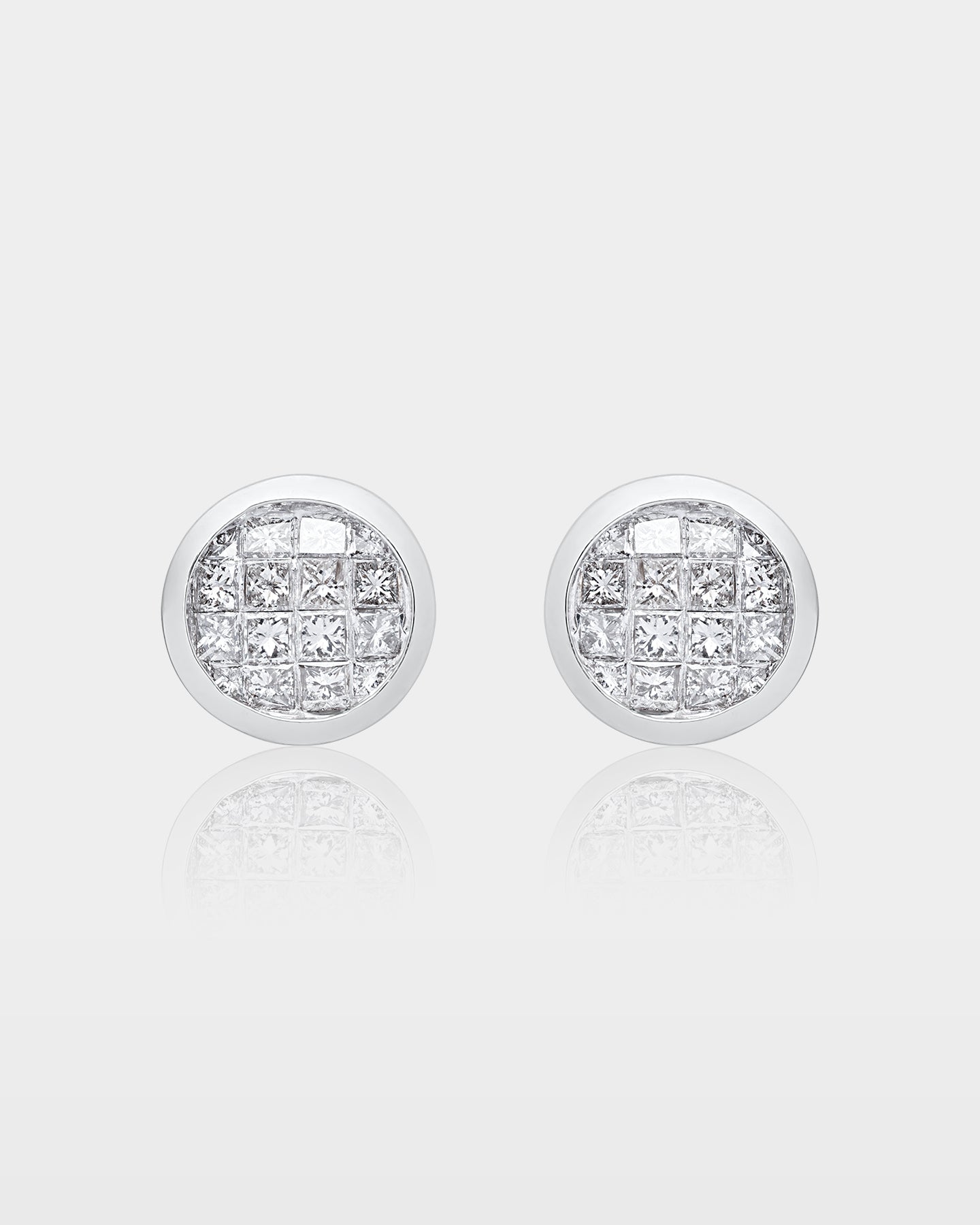 Princess Cut Diamond Stud Earrings | The Ice Champ Jewelry