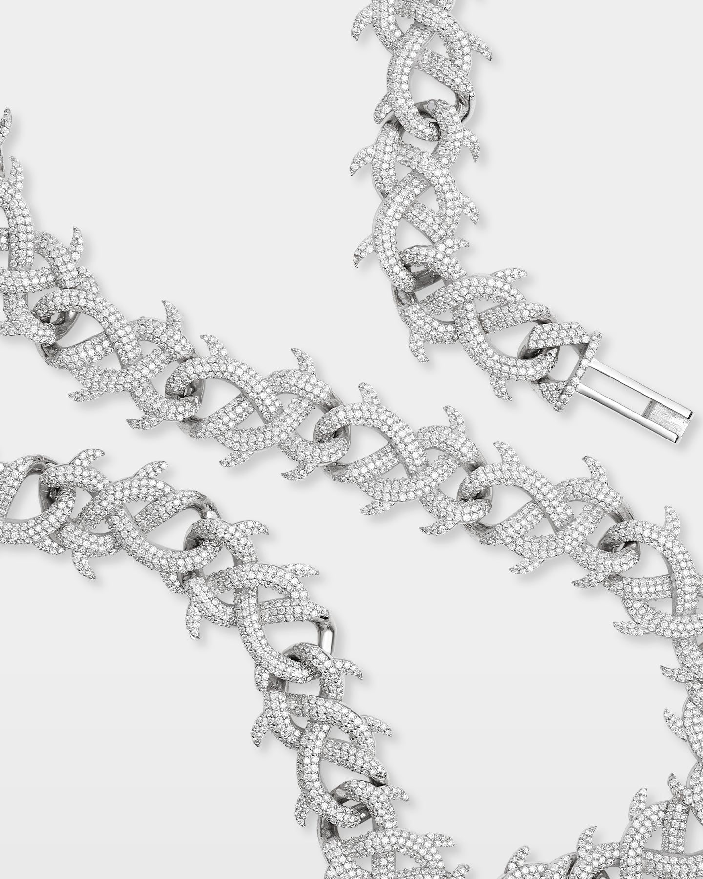 10k Gold Spiked Diamond Cuban Link Chain | The Ice Champ DFW