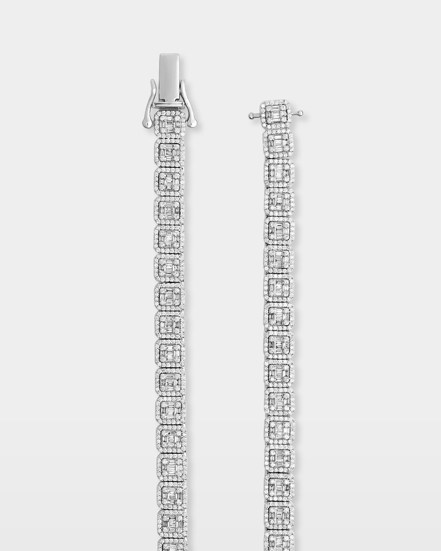 Men's 10k Gold Square Link Diamond Chain | The Ice Champ Grapevine TX