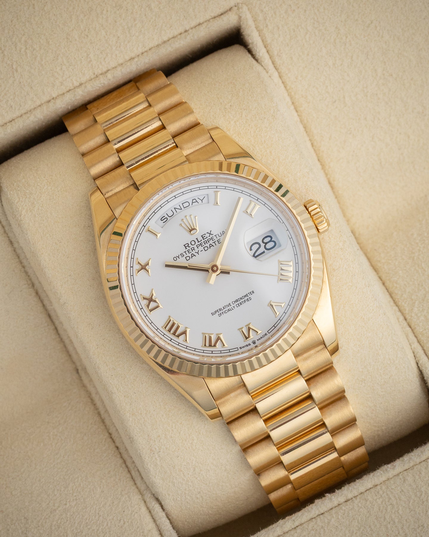 Rolex Day-Date 36 128238 | The Ice Champ Texas Watches