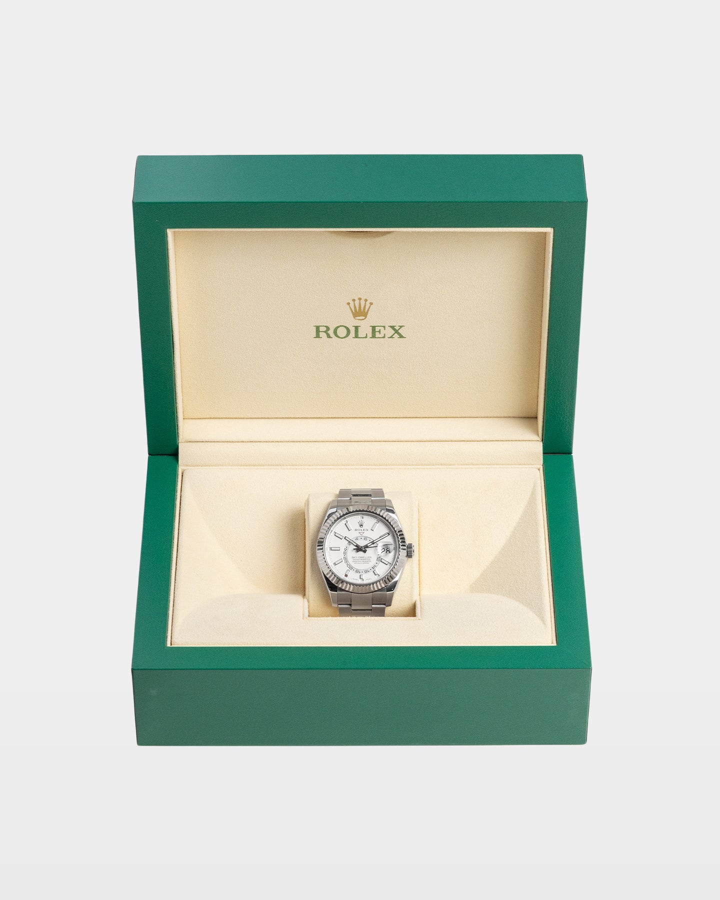 white dial Rolex Sky-Dweller 326934 | The Ice Champ Watches Dallas