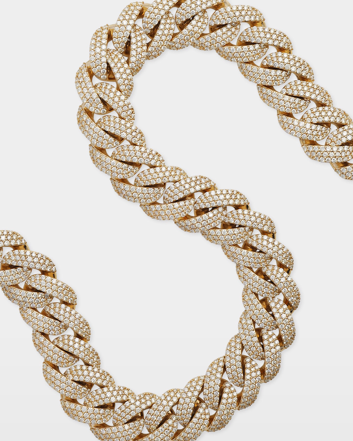 Cluster Diamond Cuban Link Chain 17MM | Men's Jewelry at The Ice Champ