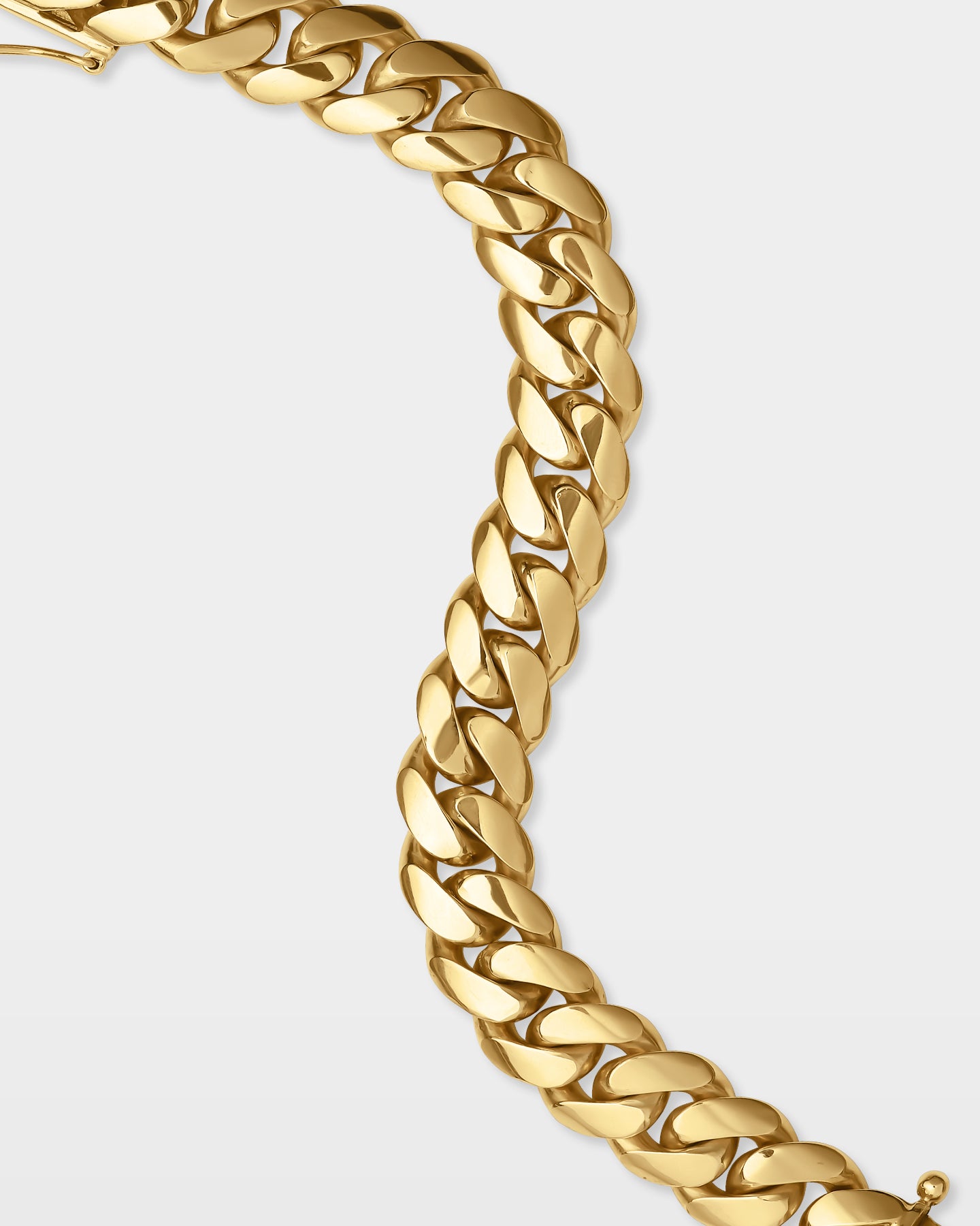 Yellow Gold Cuban Link Bracelet 16MM | The Ice Champ Jewelry USA