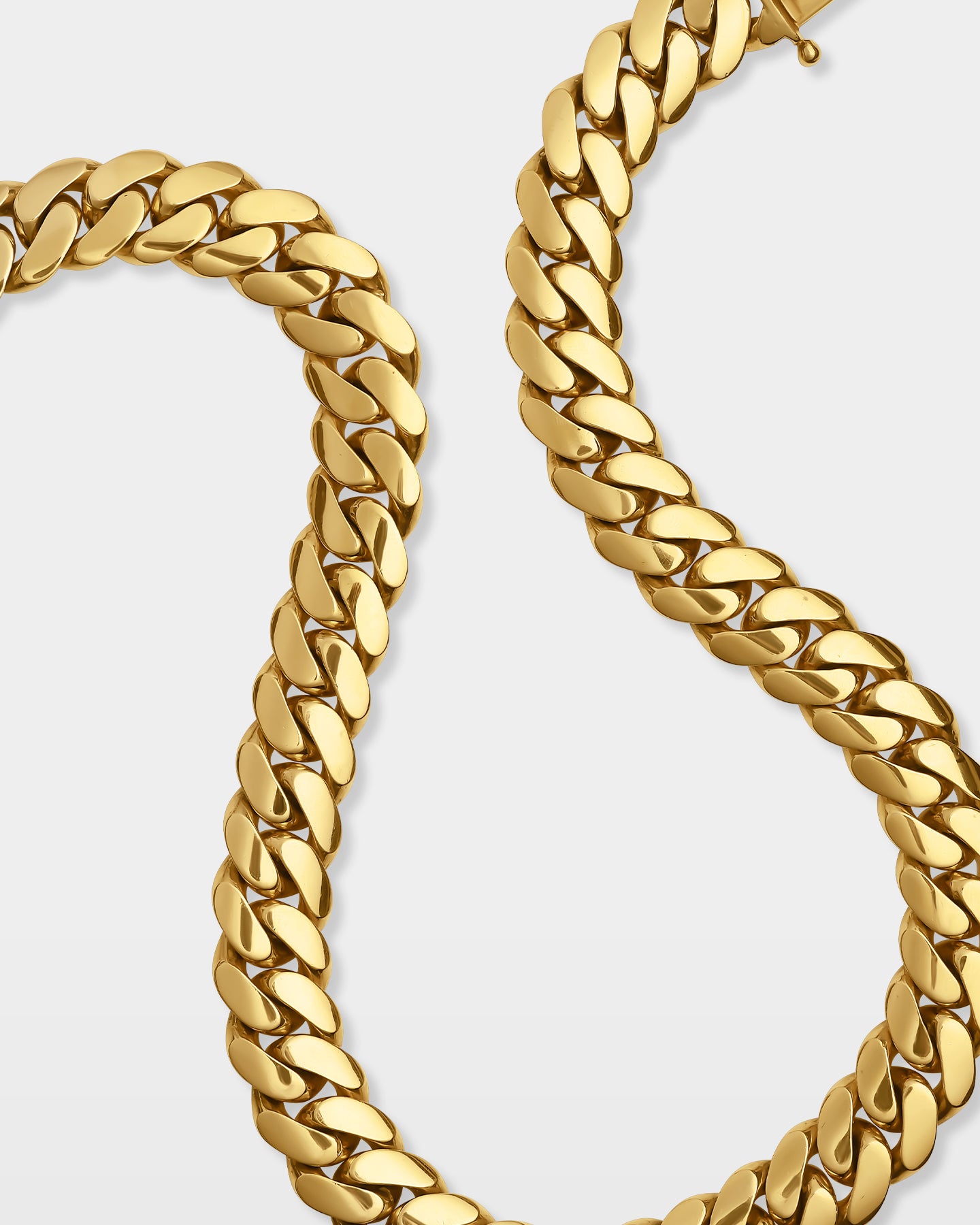 Yellow Gold Cuban Link Chain 17.5MM | The Ice Champ Near You