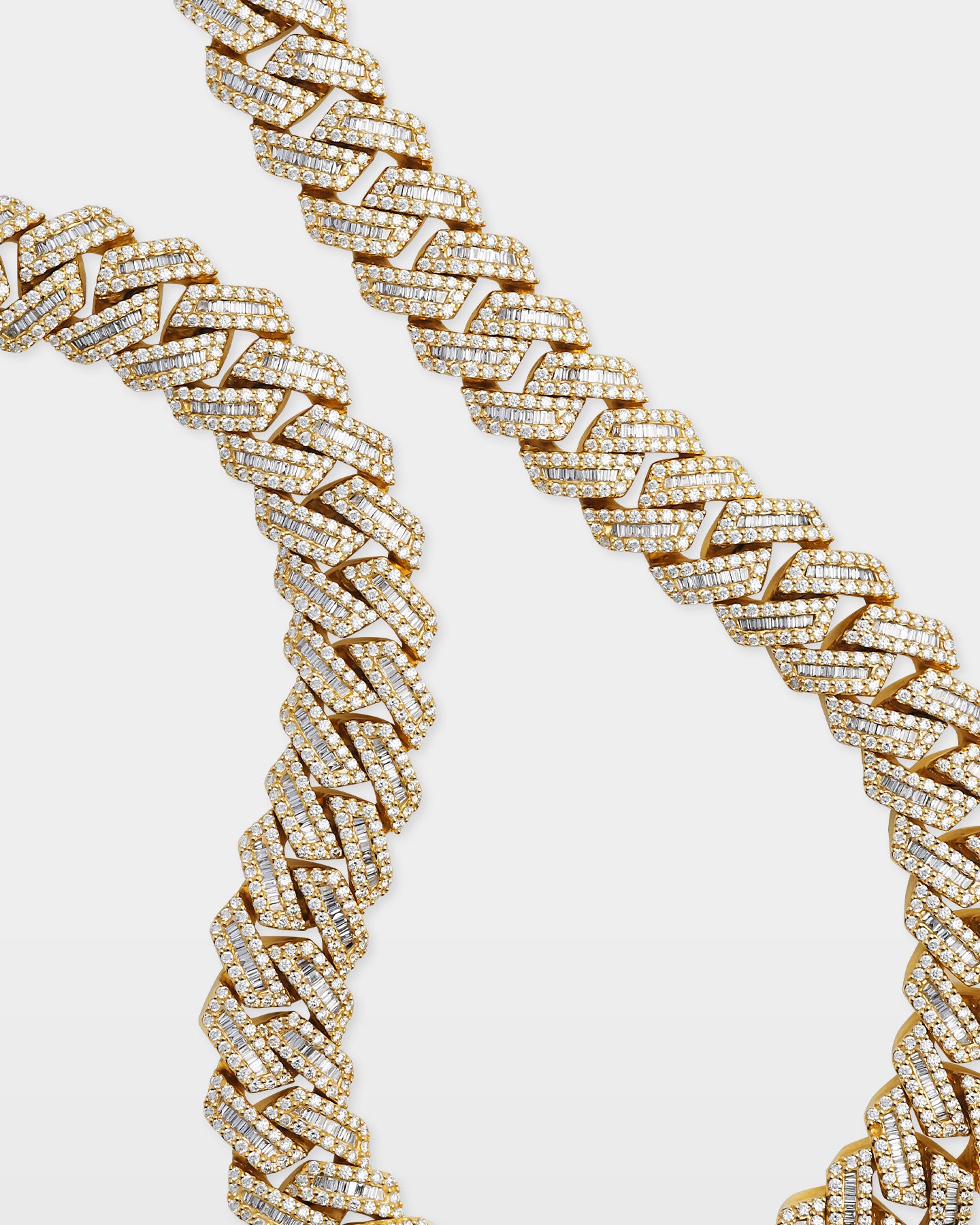 Gold Diamond Cuban Link Chain 17MM | The Ice Champ Jewelry