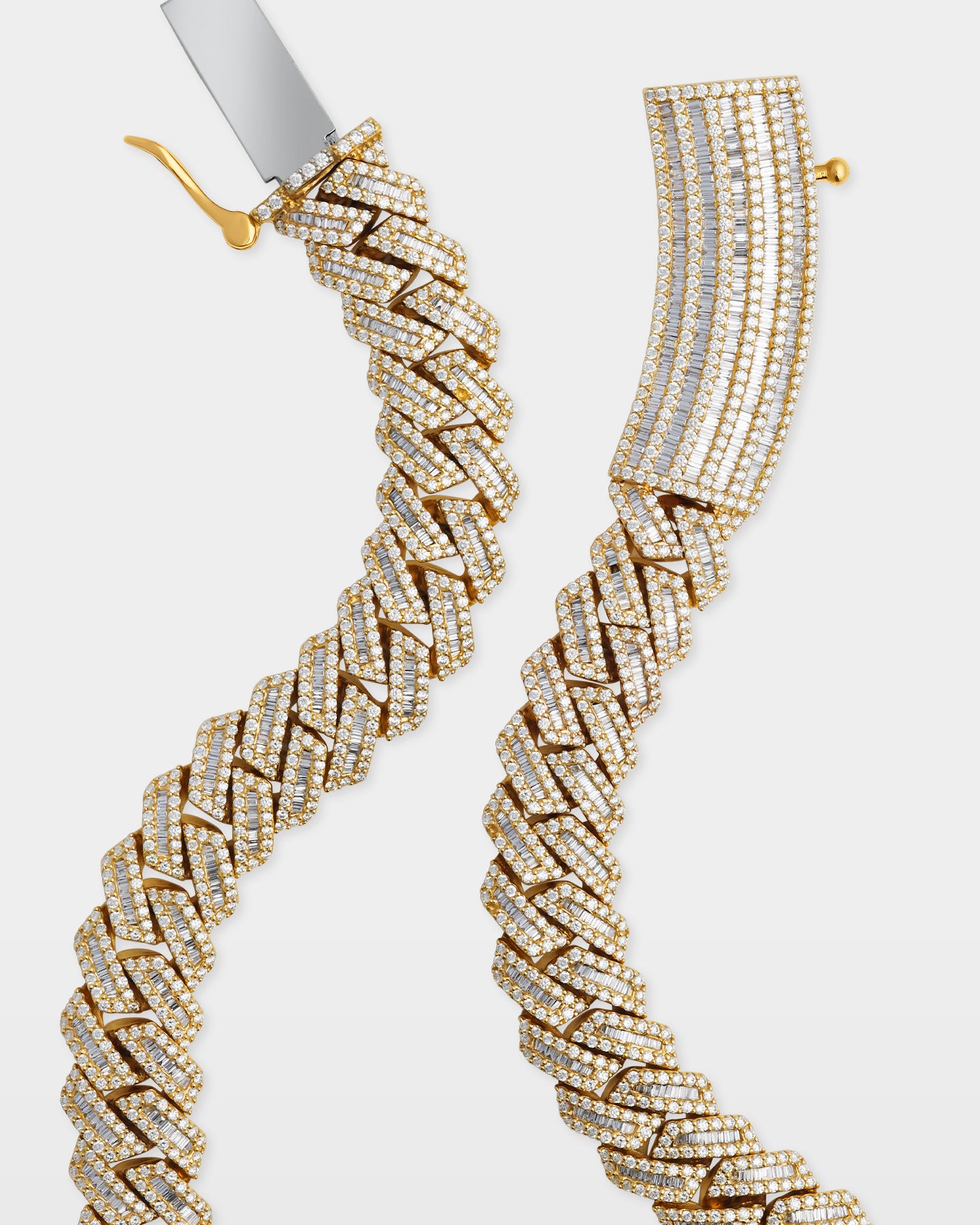Gold Diamond Cuban Link Chain 17MM | The Ice Champ Jewelry