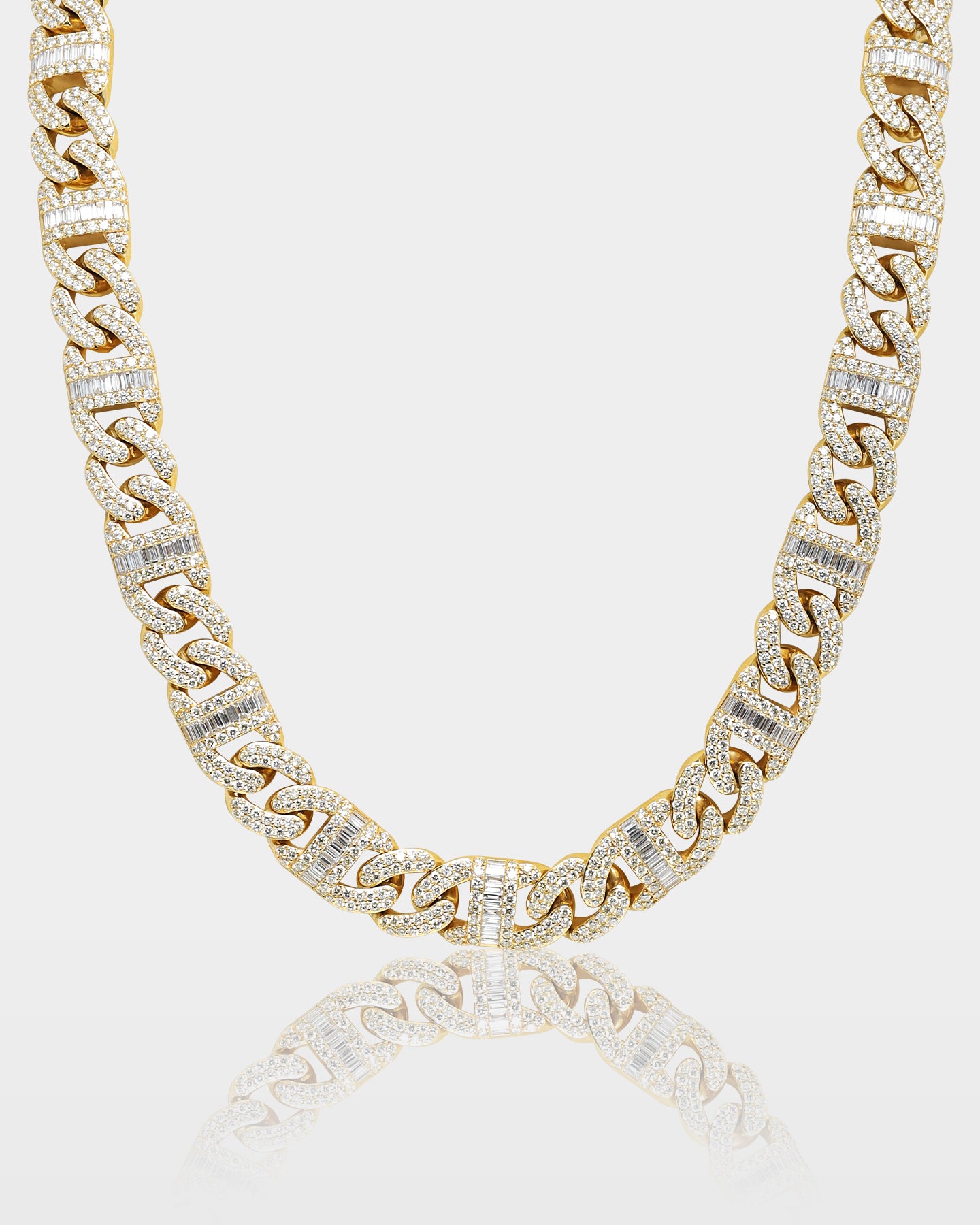Diamond Mariner Cuban Link Chain | The Ice Champ Jewelry for Men