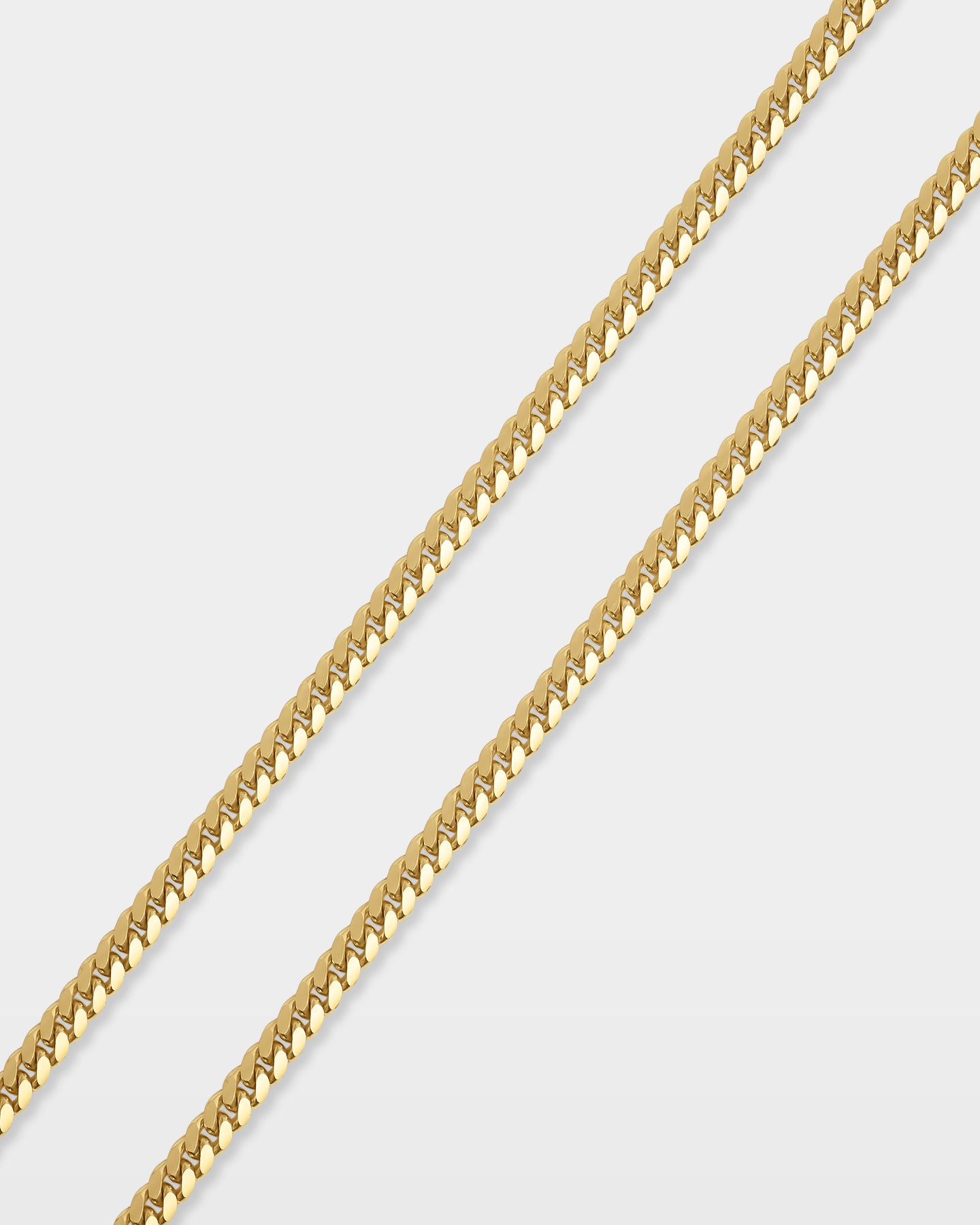 Yellow Gold Micro Cuban Link Chain 4MM | The Ice Champ DFW