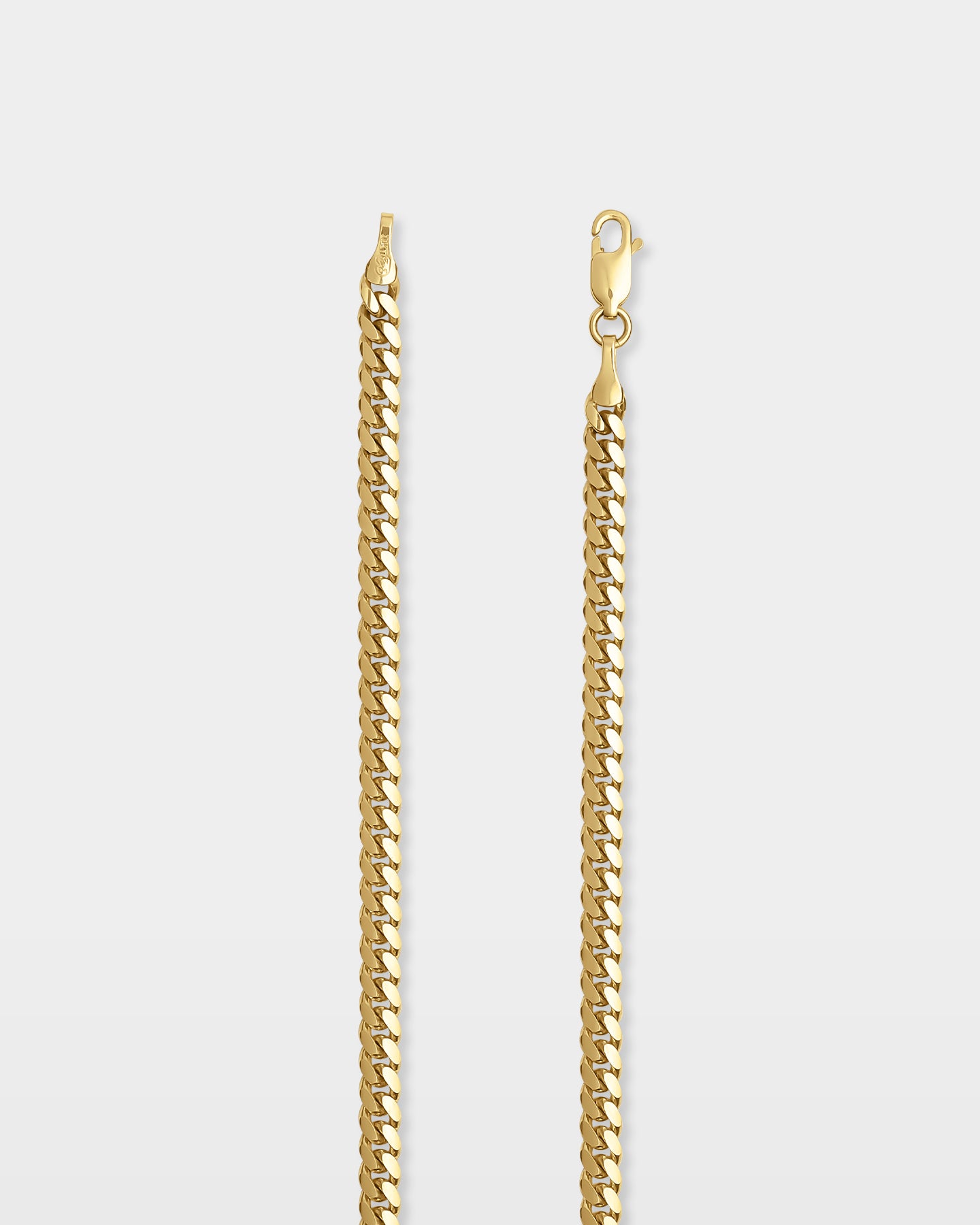 Yellow Gold Micro Cuban Link Chain 4MM | The Ice Champ DFW