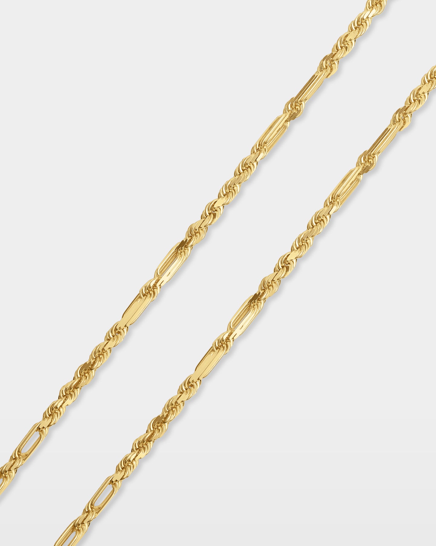 Yellow Gold Milano Rope Chain | The Ice Champ DFW
