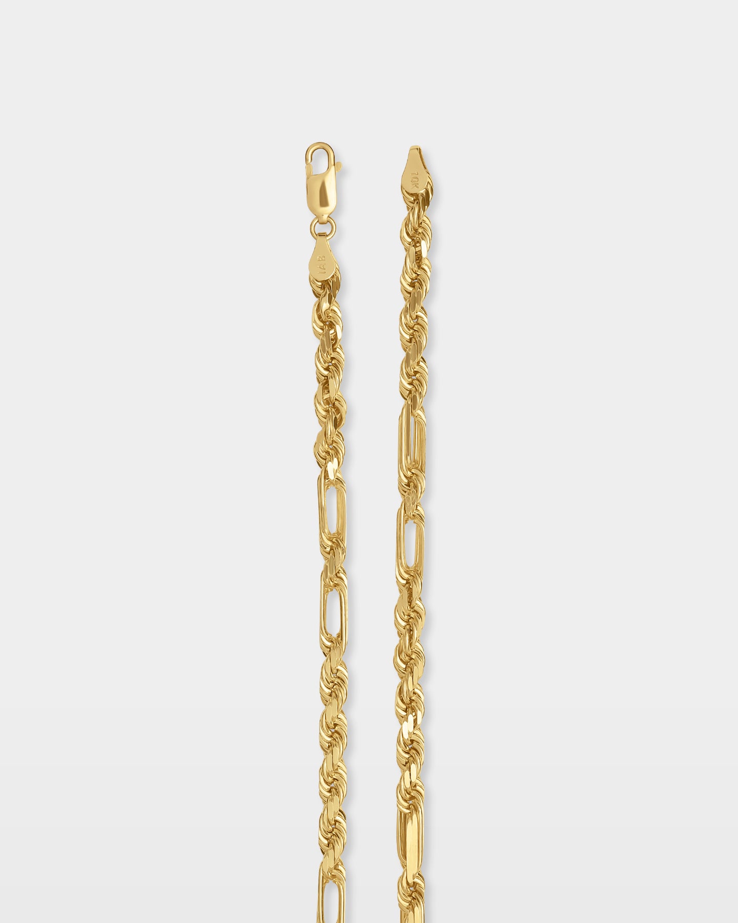 Yellow Gold Milano Rope Chain | The Ice Champ DFW