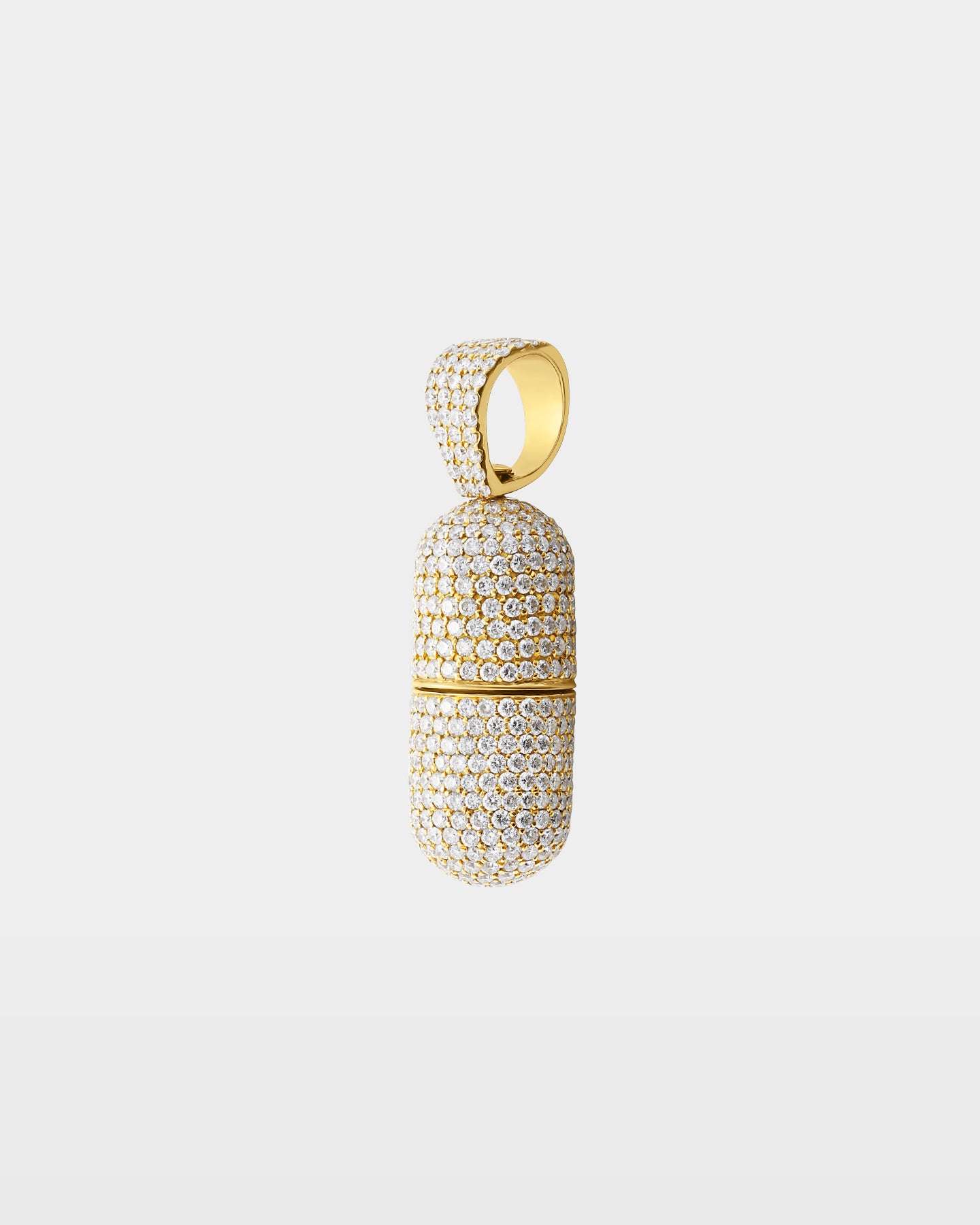 Pill Diamond Pendant | The Ice Champ Custom Mens Diamond Jewelry DFW