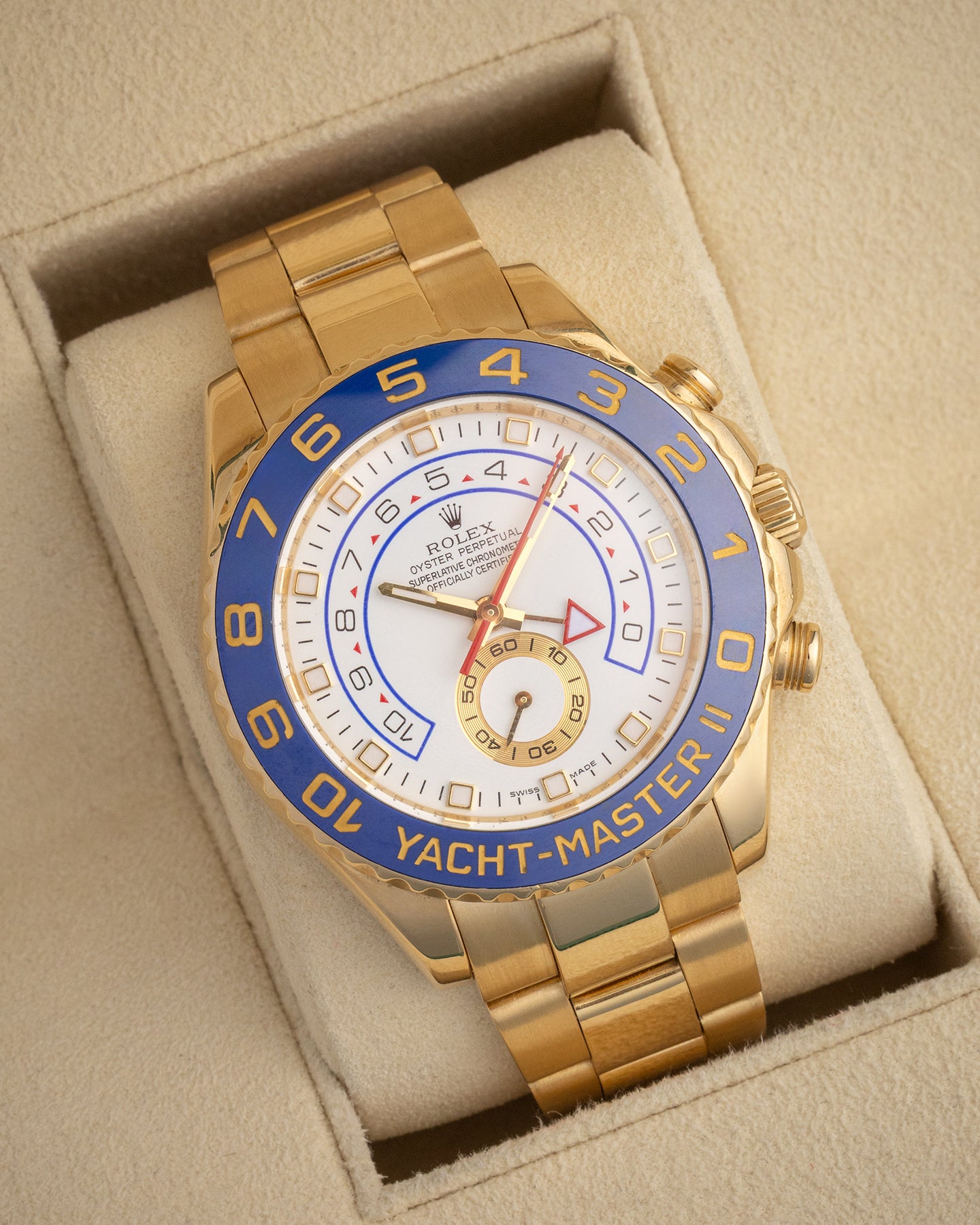 White Dial Rolex Yacht-Master II 116688 | The Ice Champ DFW