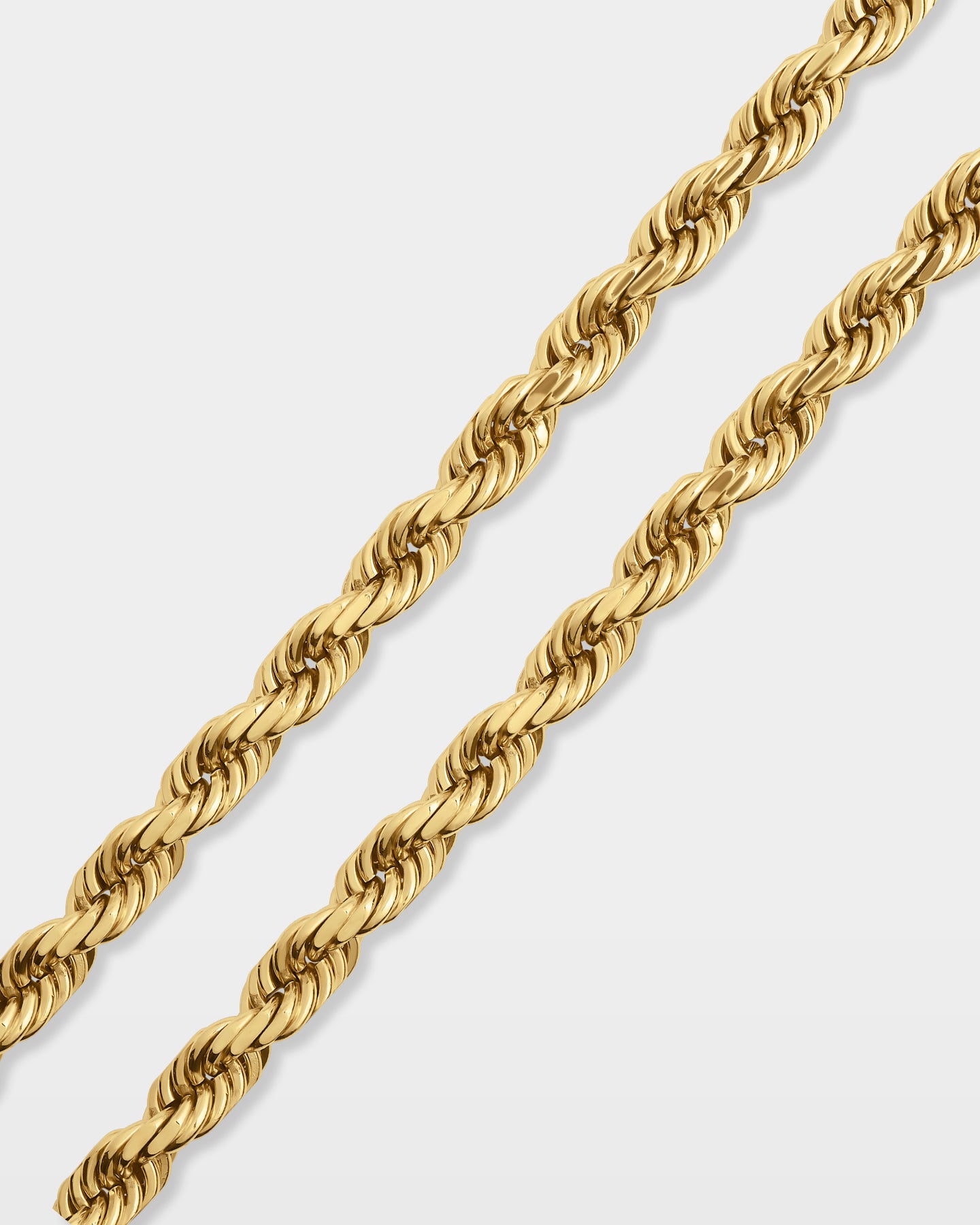 Yellow Gold Rope Chain 11MM | The Ice Champ Jewelry DFW