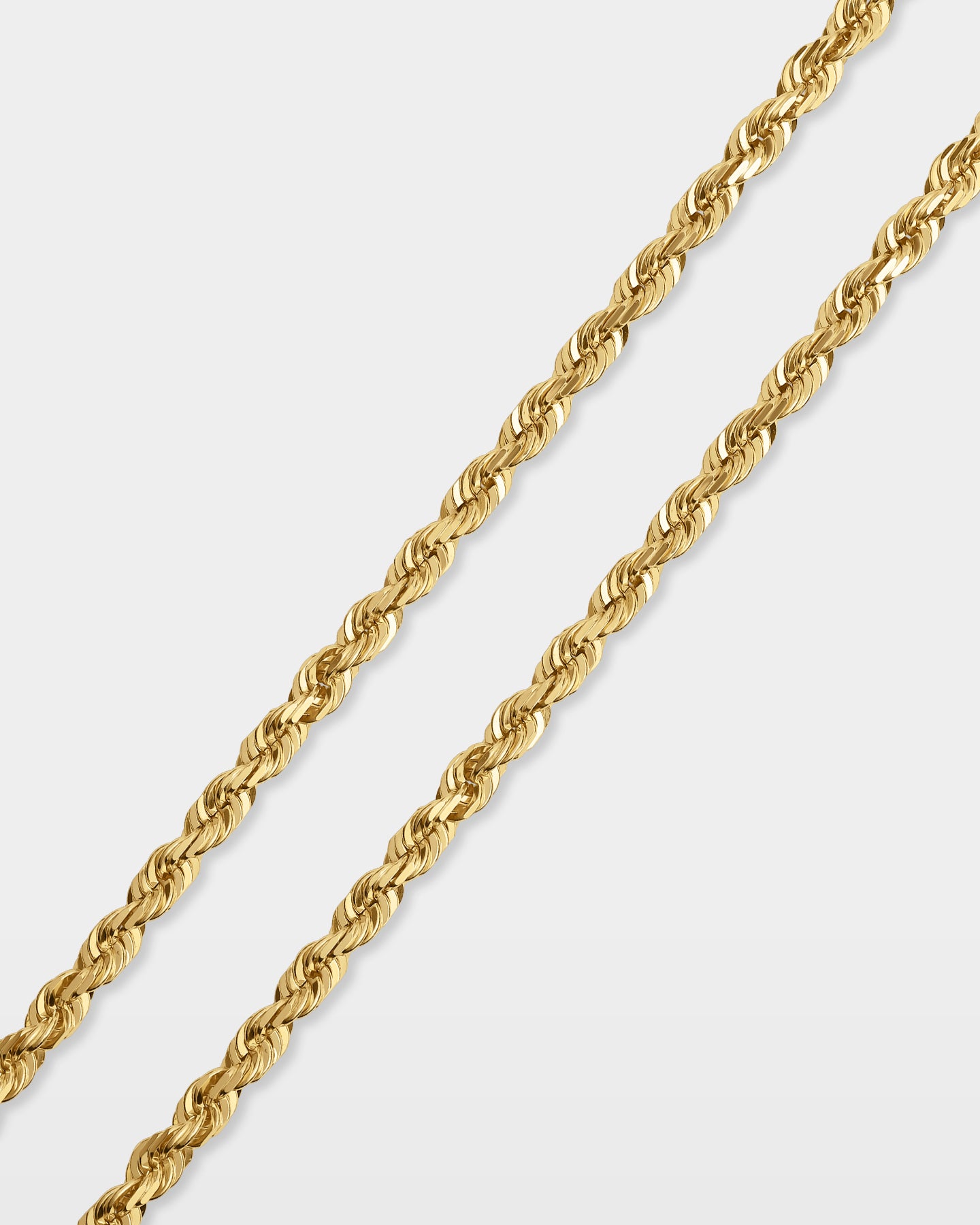 Yellow Gold Rope Chain 7.4MM | The Ice Champ DFW