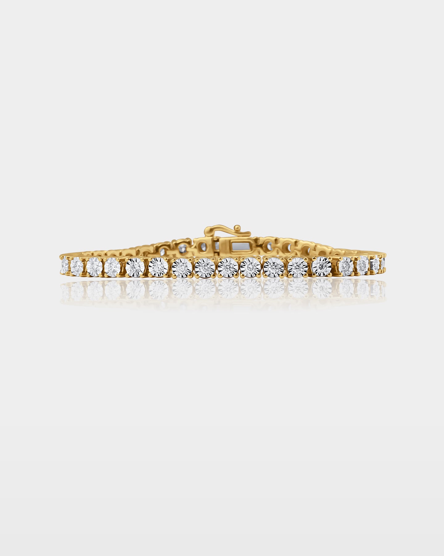 Yellow Gold Round Diamond Bracelet | Ice Champ Grapevine, Texas