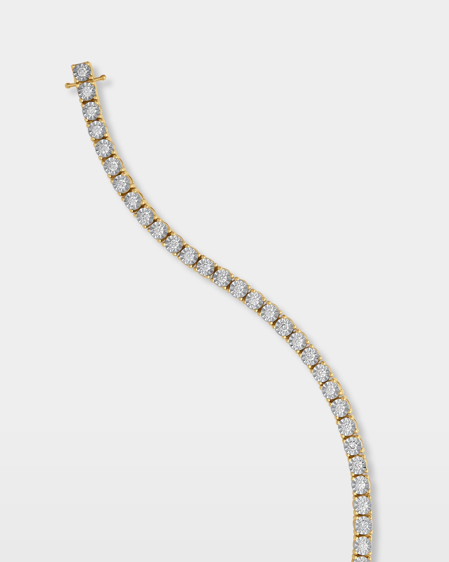 Yellow Gold Round Diamond Bracelet | Ice Champ Grapevine, Texas